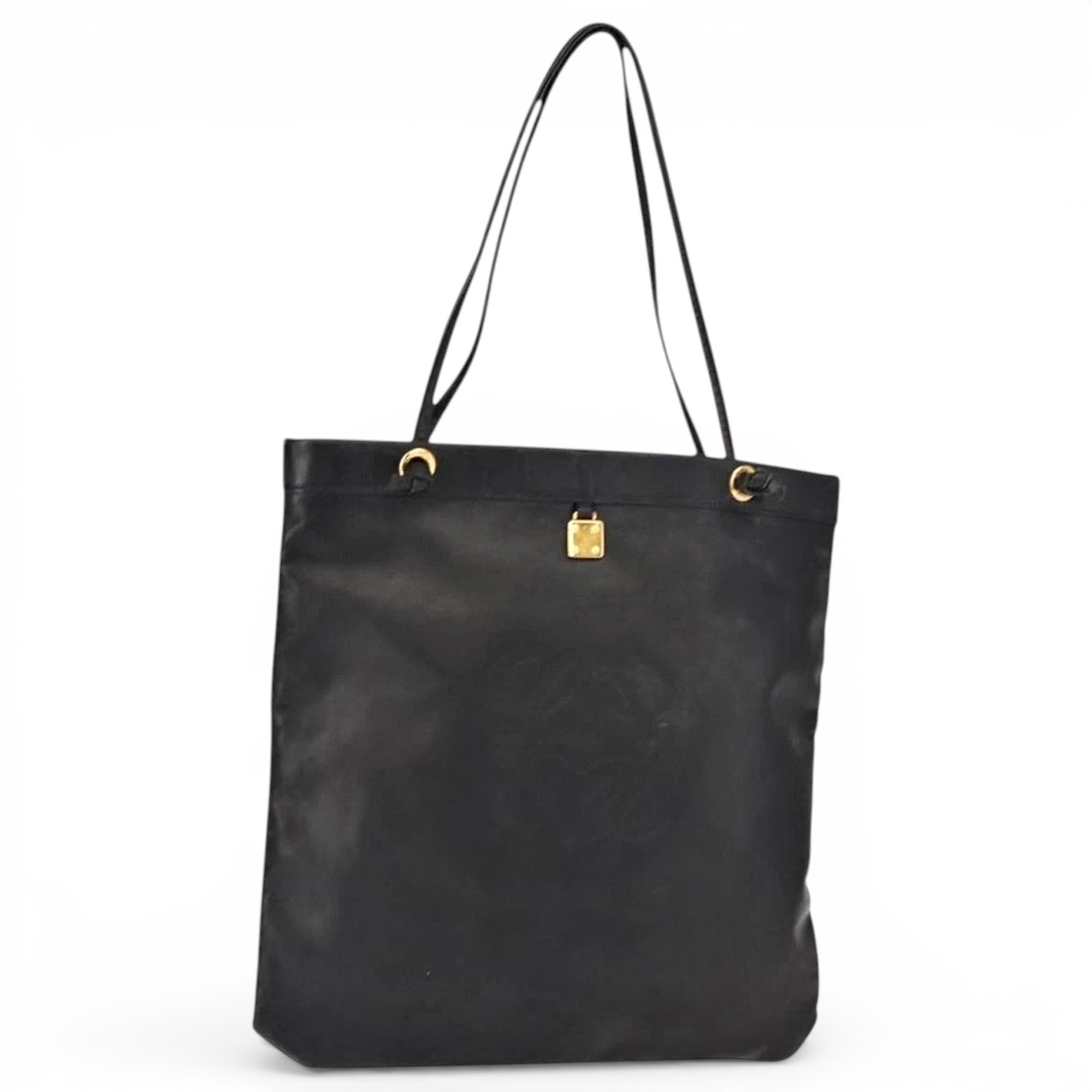 Leather tote
