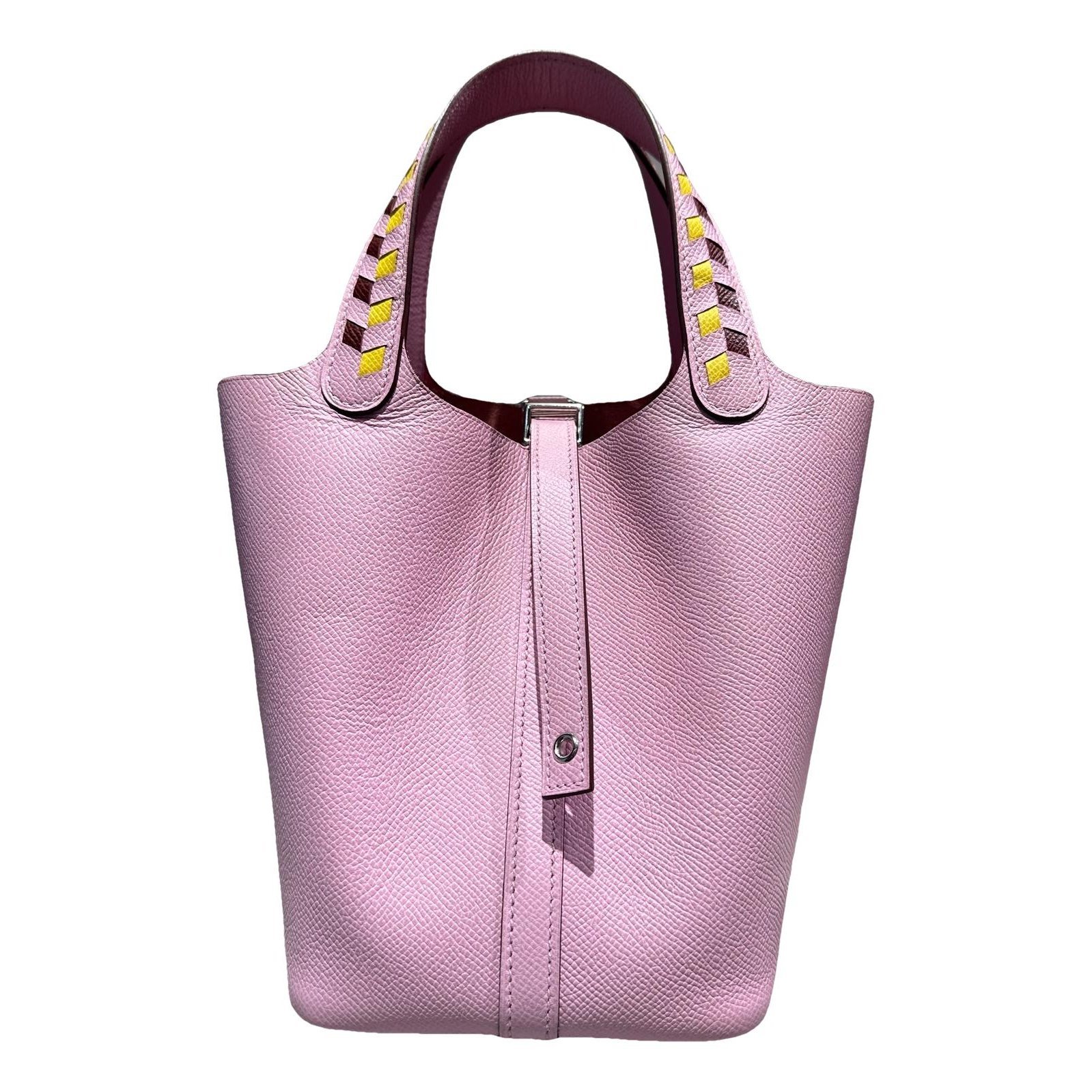 Picotin leather handbag