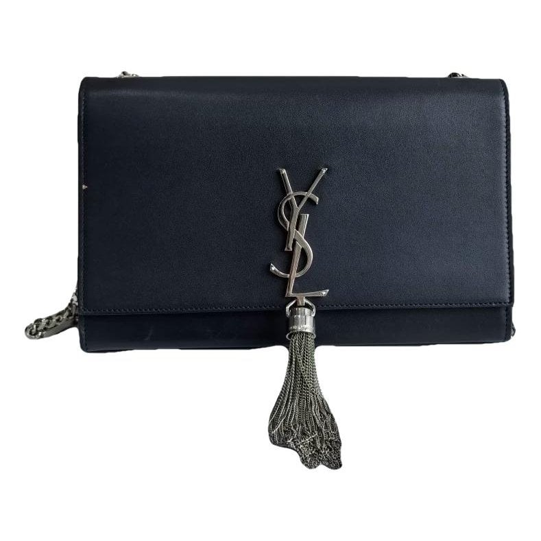 Pompom Kate leather handbag