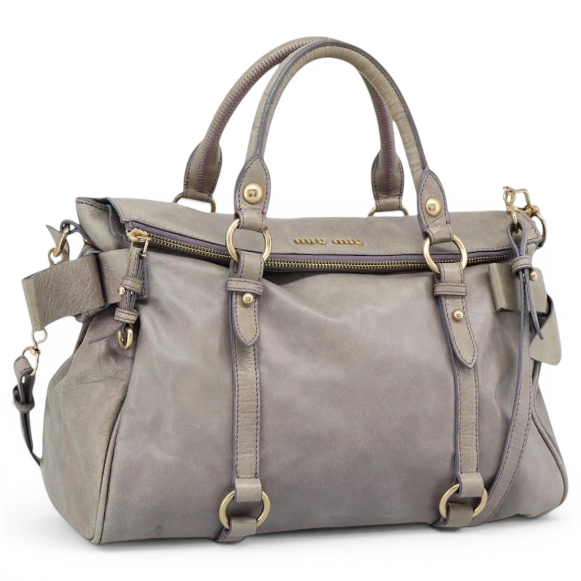 Leather handbag