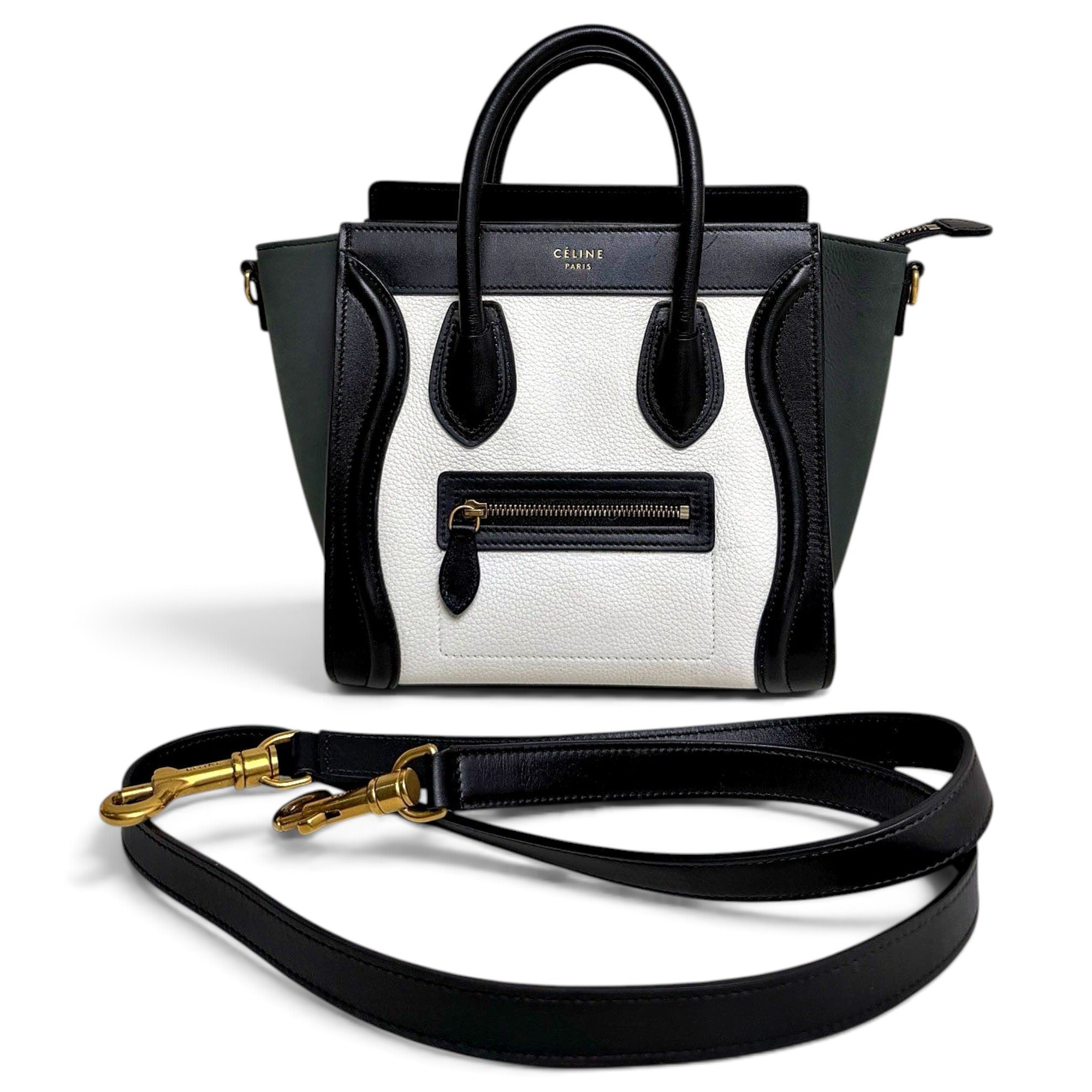 Nano Luggage leather handbag