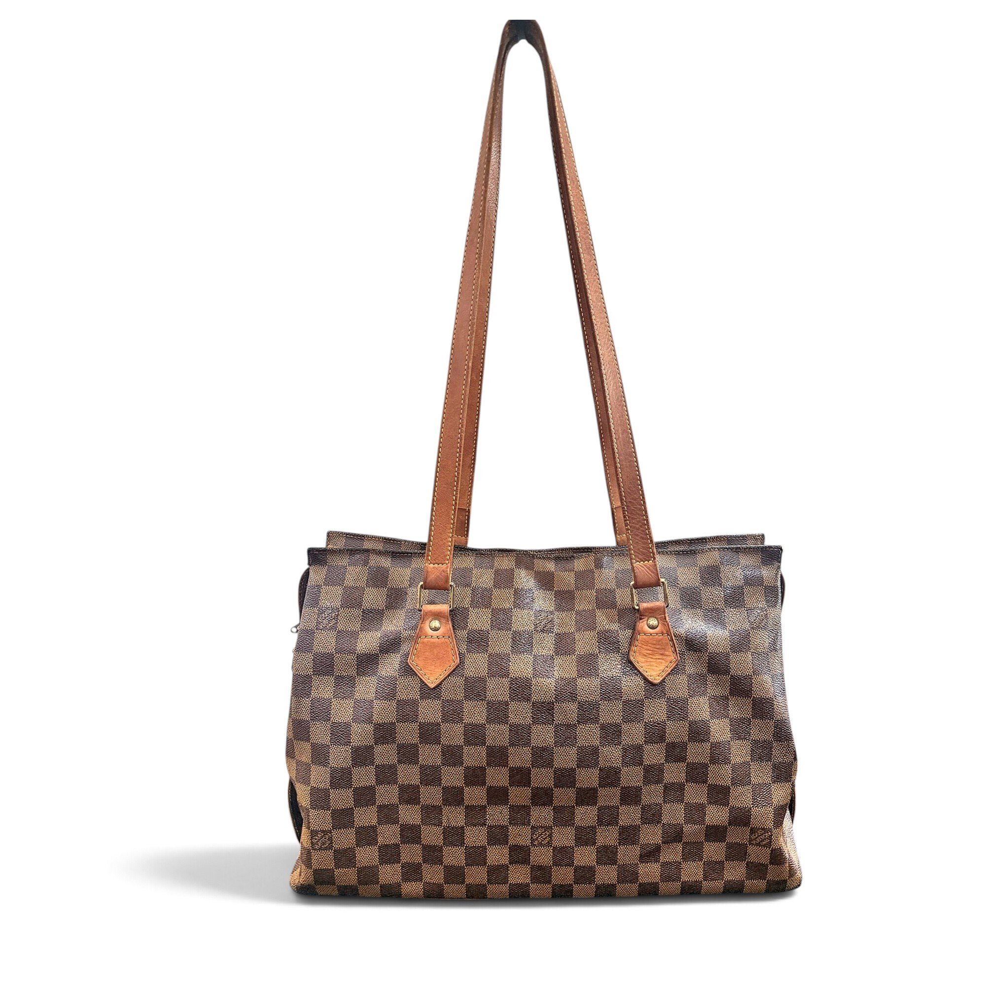 Leather tote