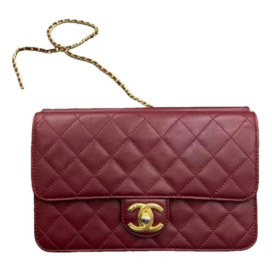 Wallet On Chain Timeless/Classique leather handbag