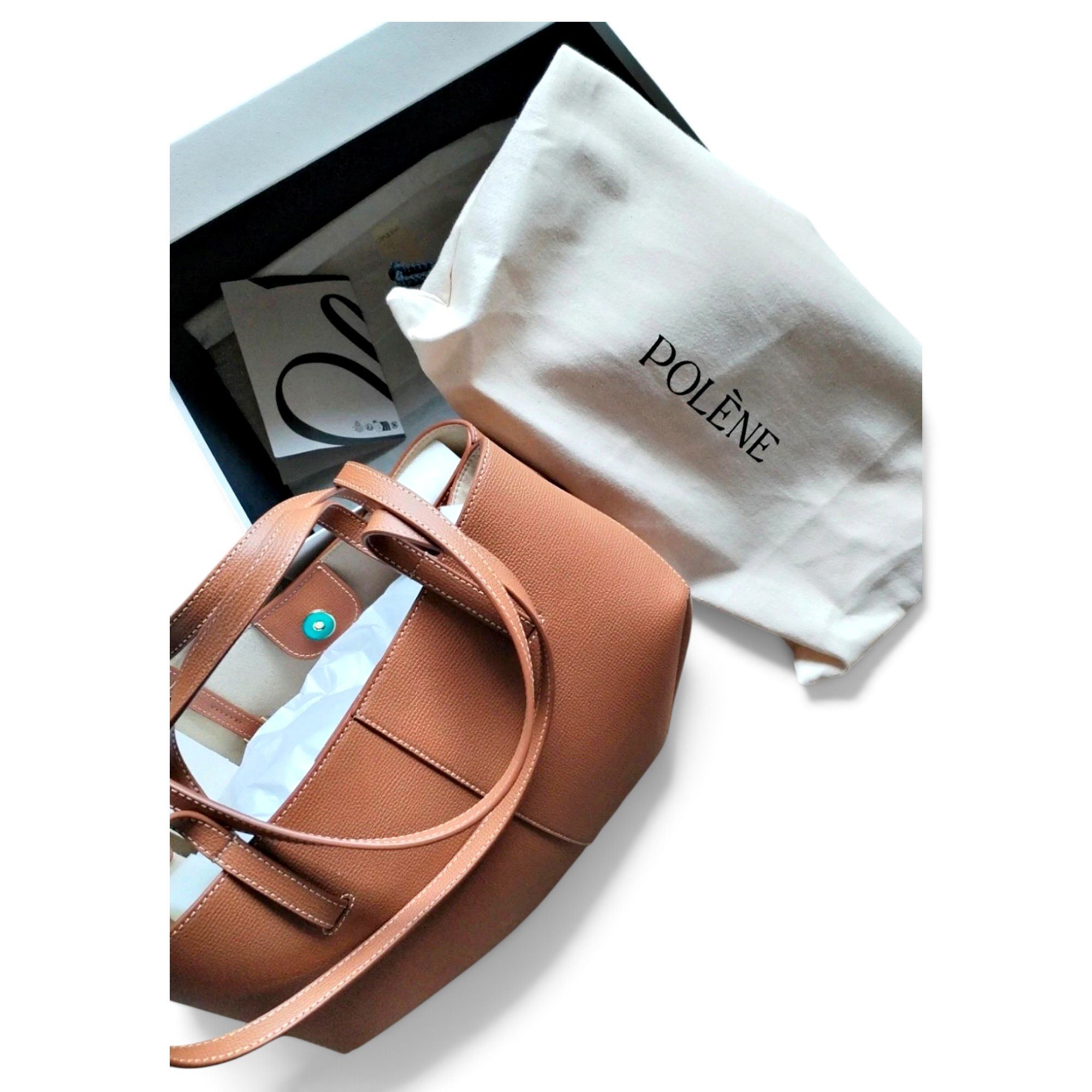 Polene Numéro Neuf leather handbag