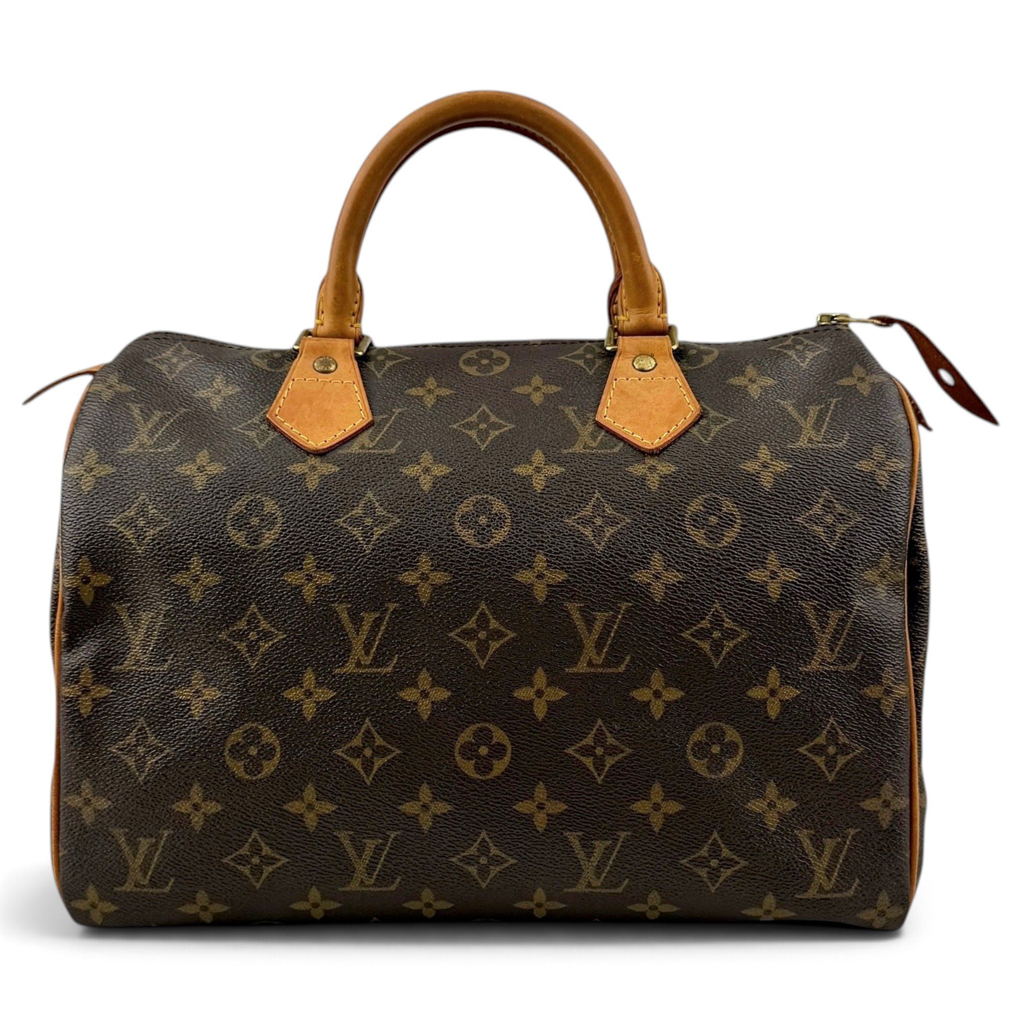 Speedy leather handbag