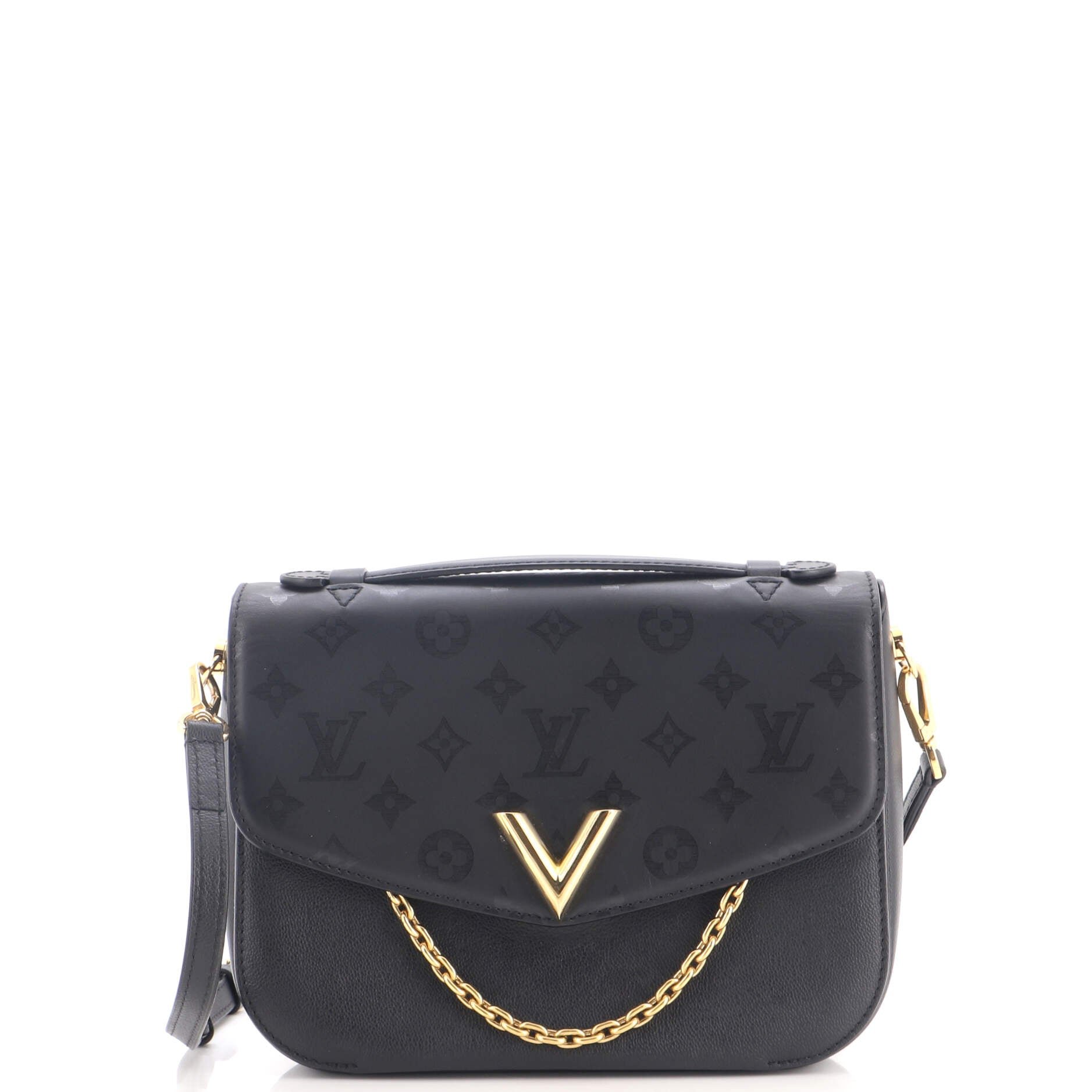 Very Messenger Monogram Leather