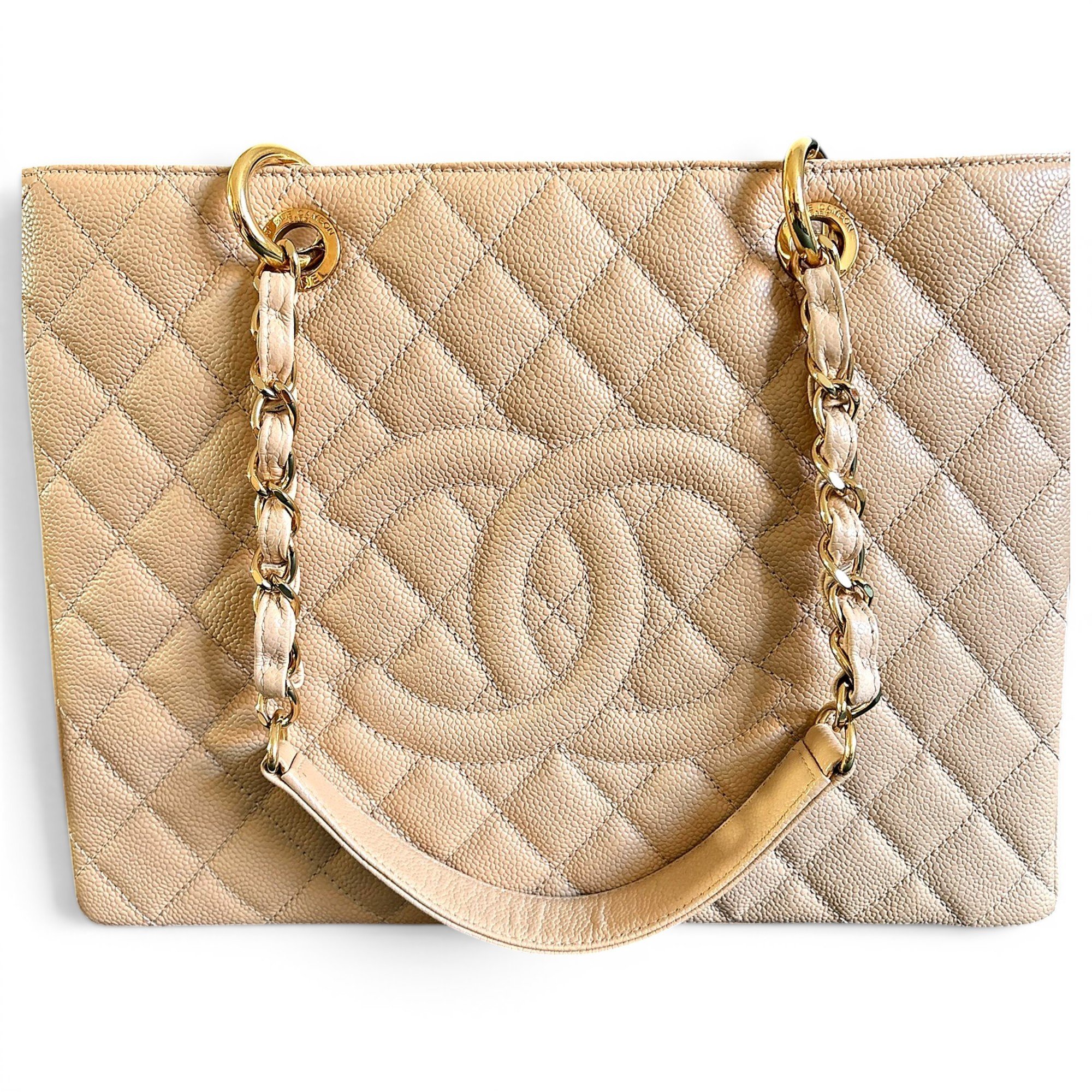 Grand shopping leather tote