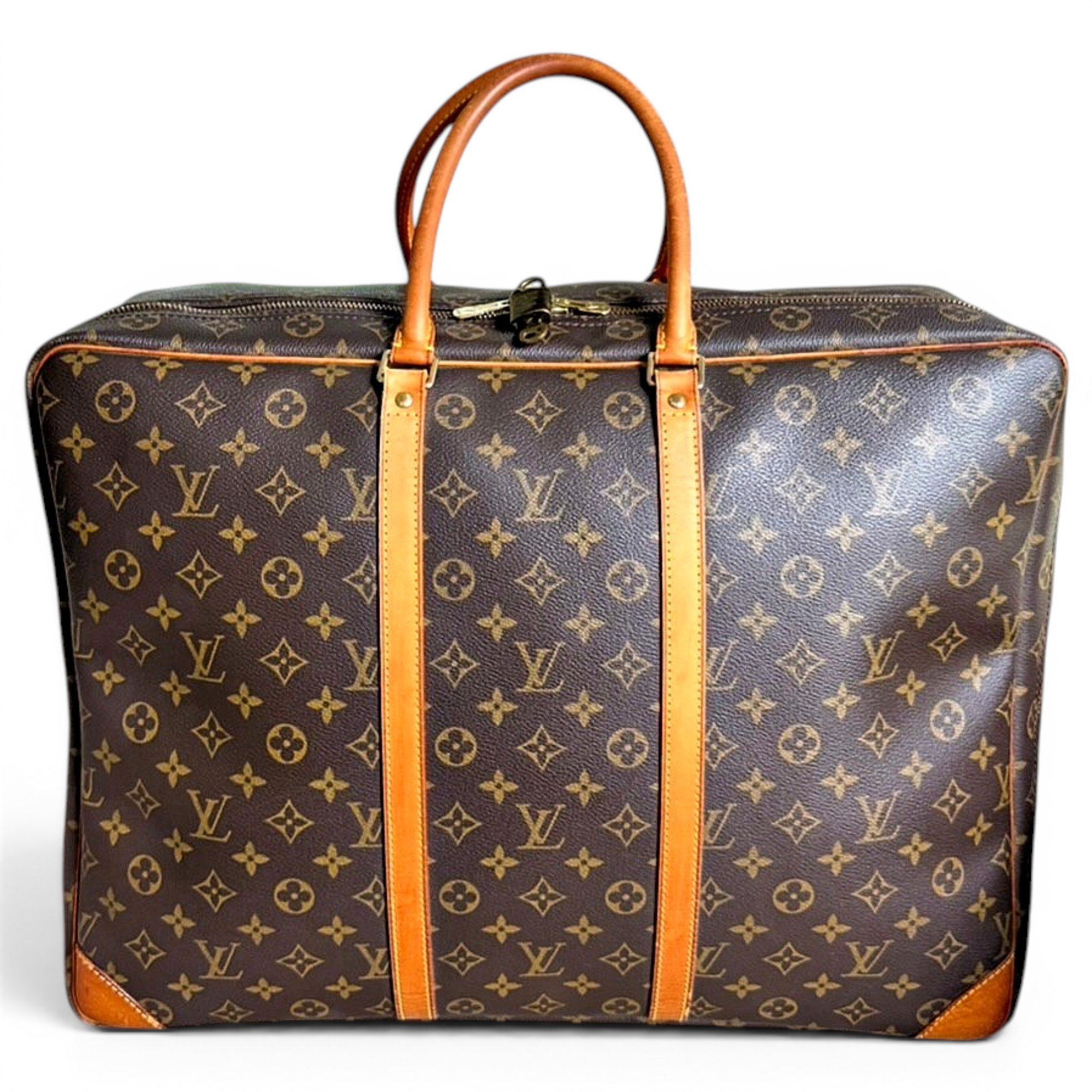 Sirius patent leather travel bag