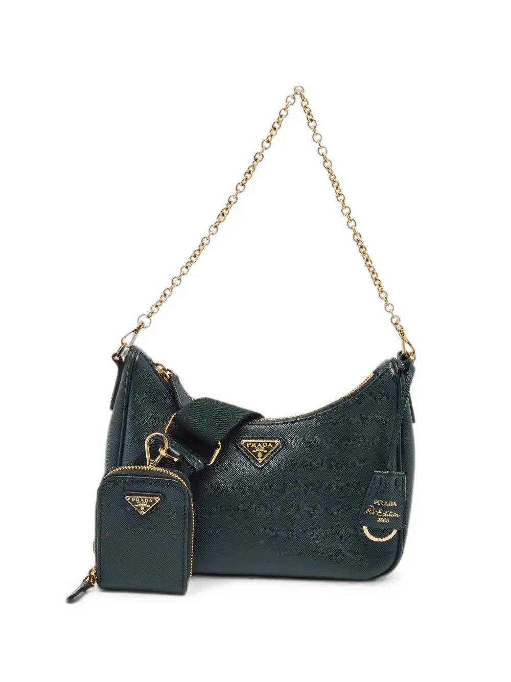 Re-Edition 2005 Saffiano leather shoulder bag