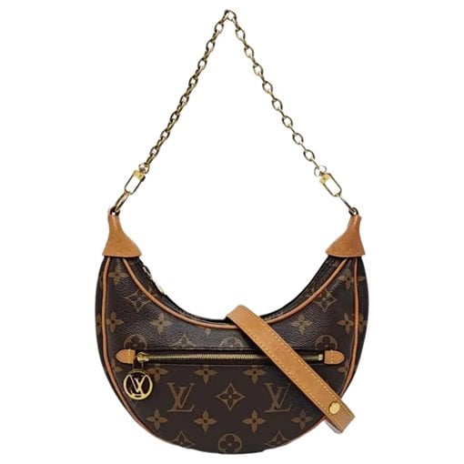Loop leather crossbody bag