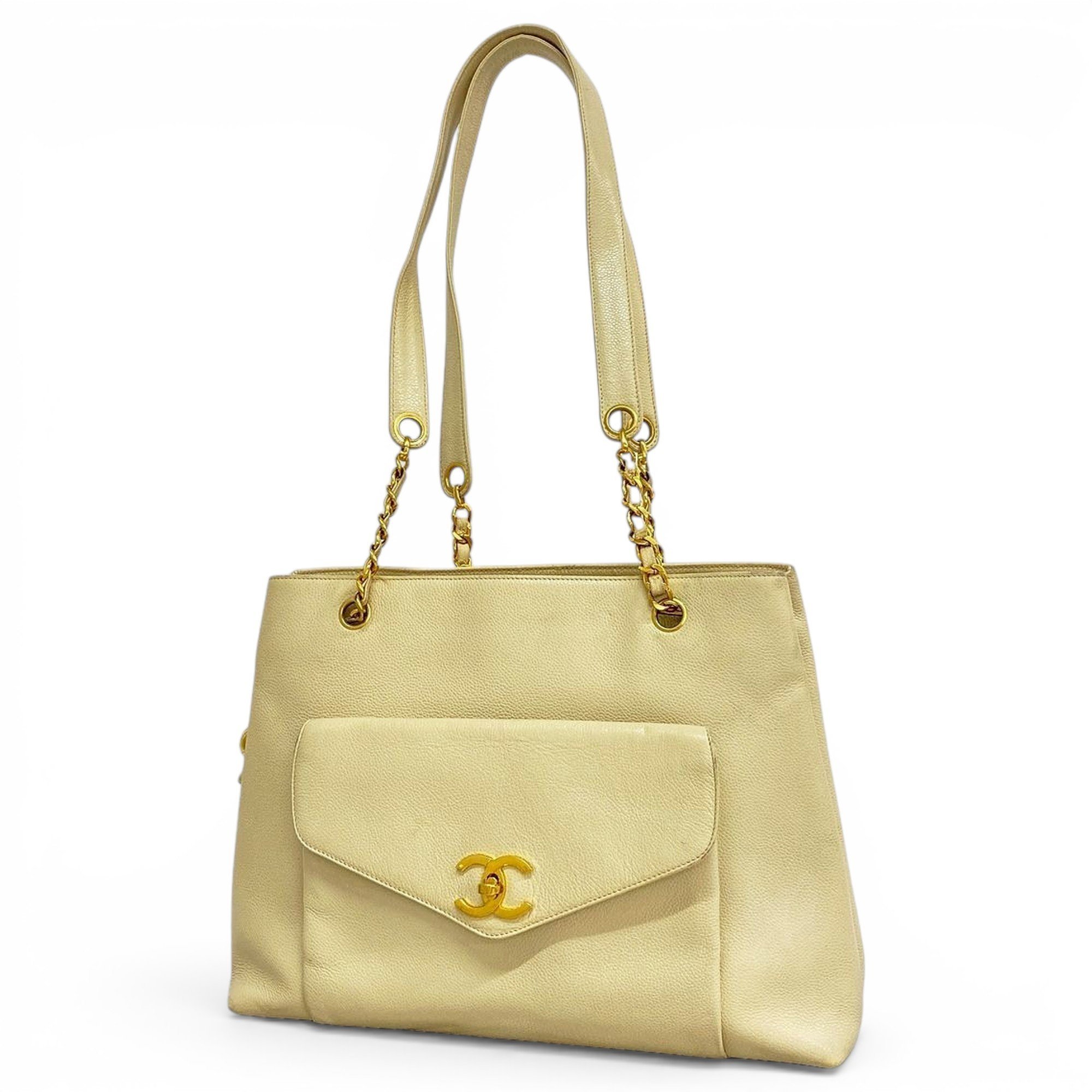 Leather tote