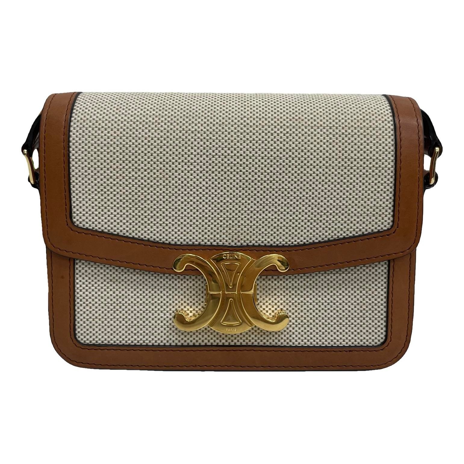 Triomphe cloth handbag