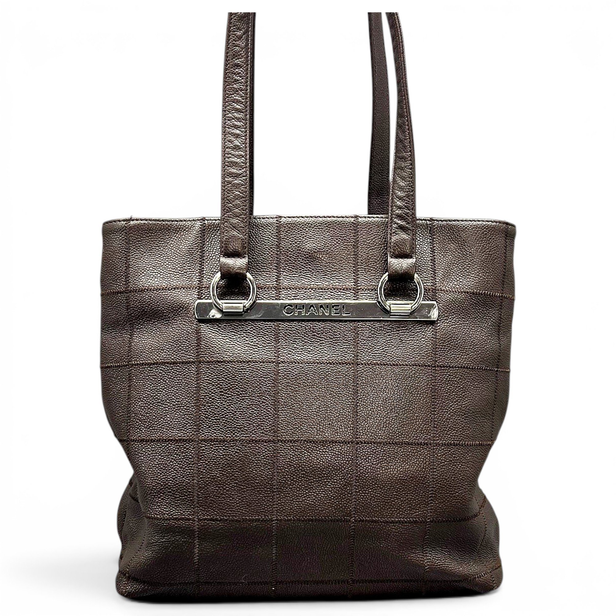 Leather tote