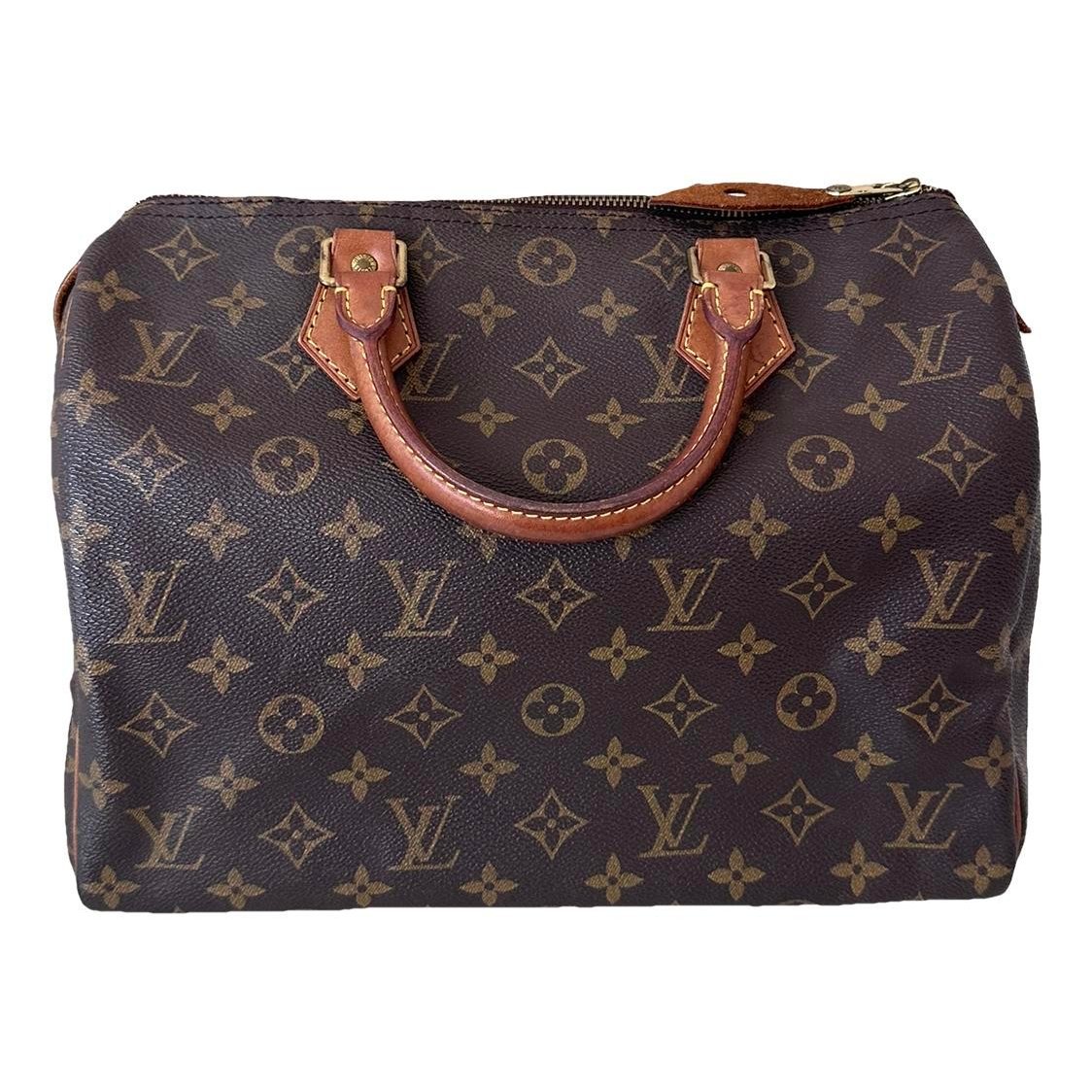 Speedy leather handbag