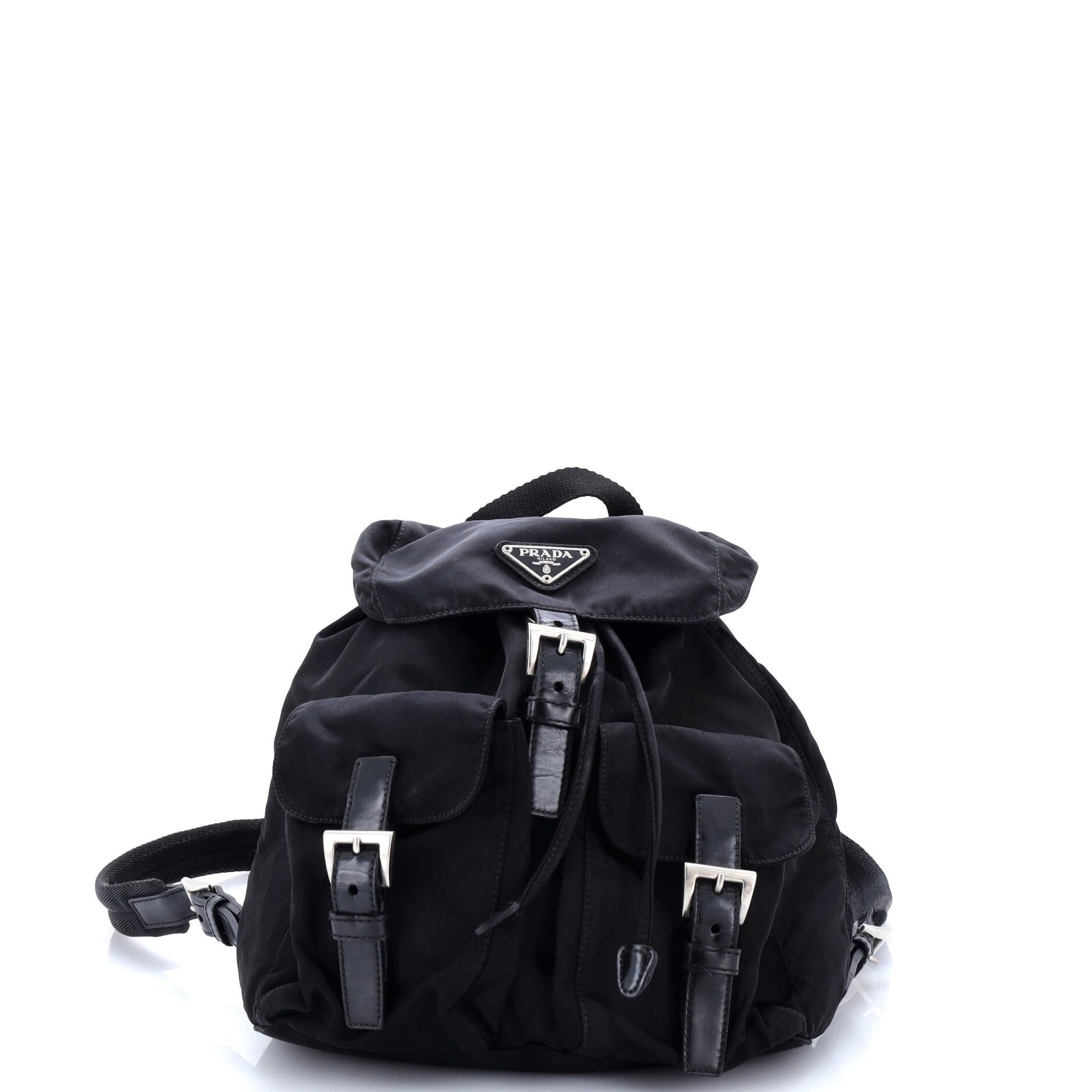 Double Front Pocket Backpack Tessuto Small