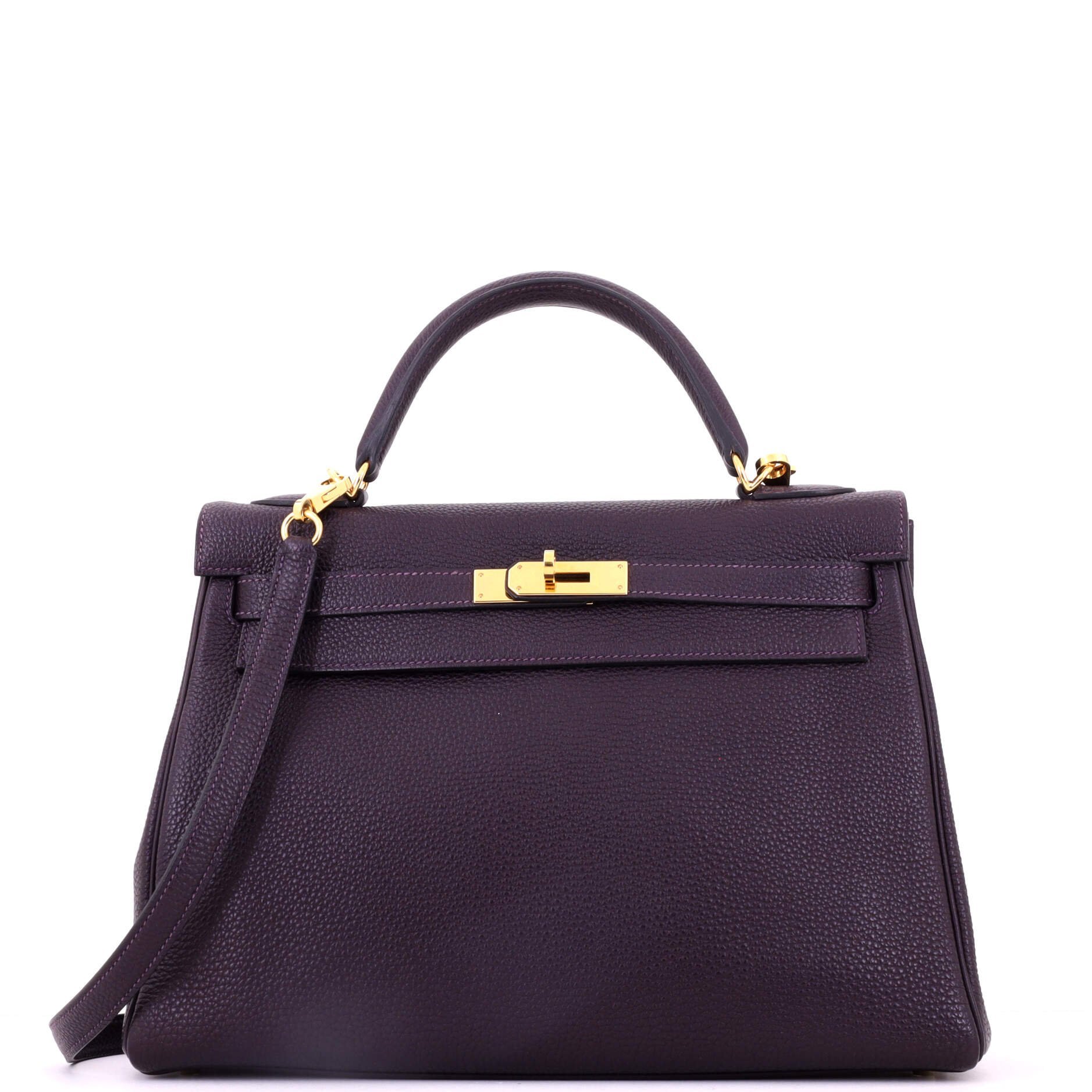 Kelly 32 leather handbag