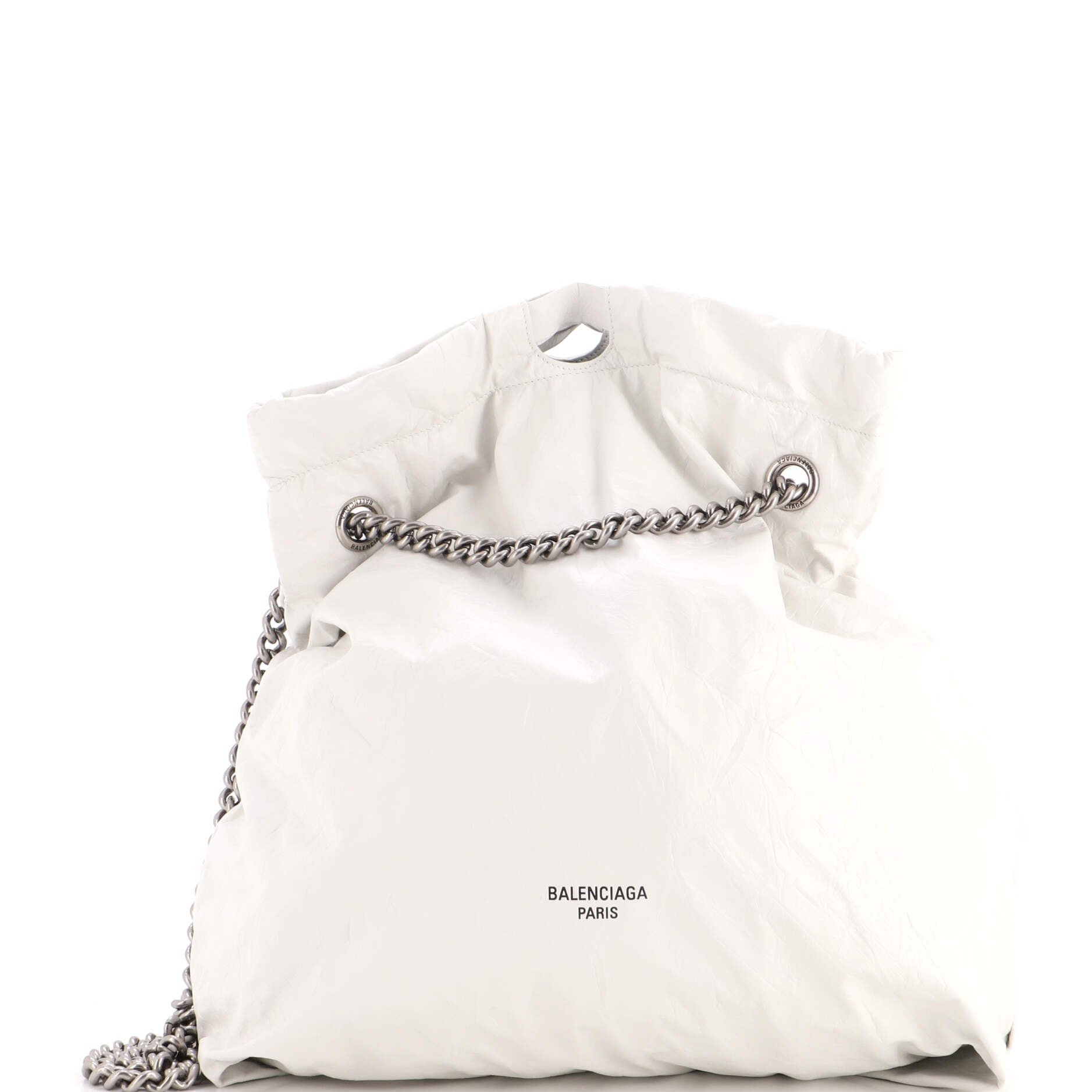 Crush Chain Tote Leather Medium