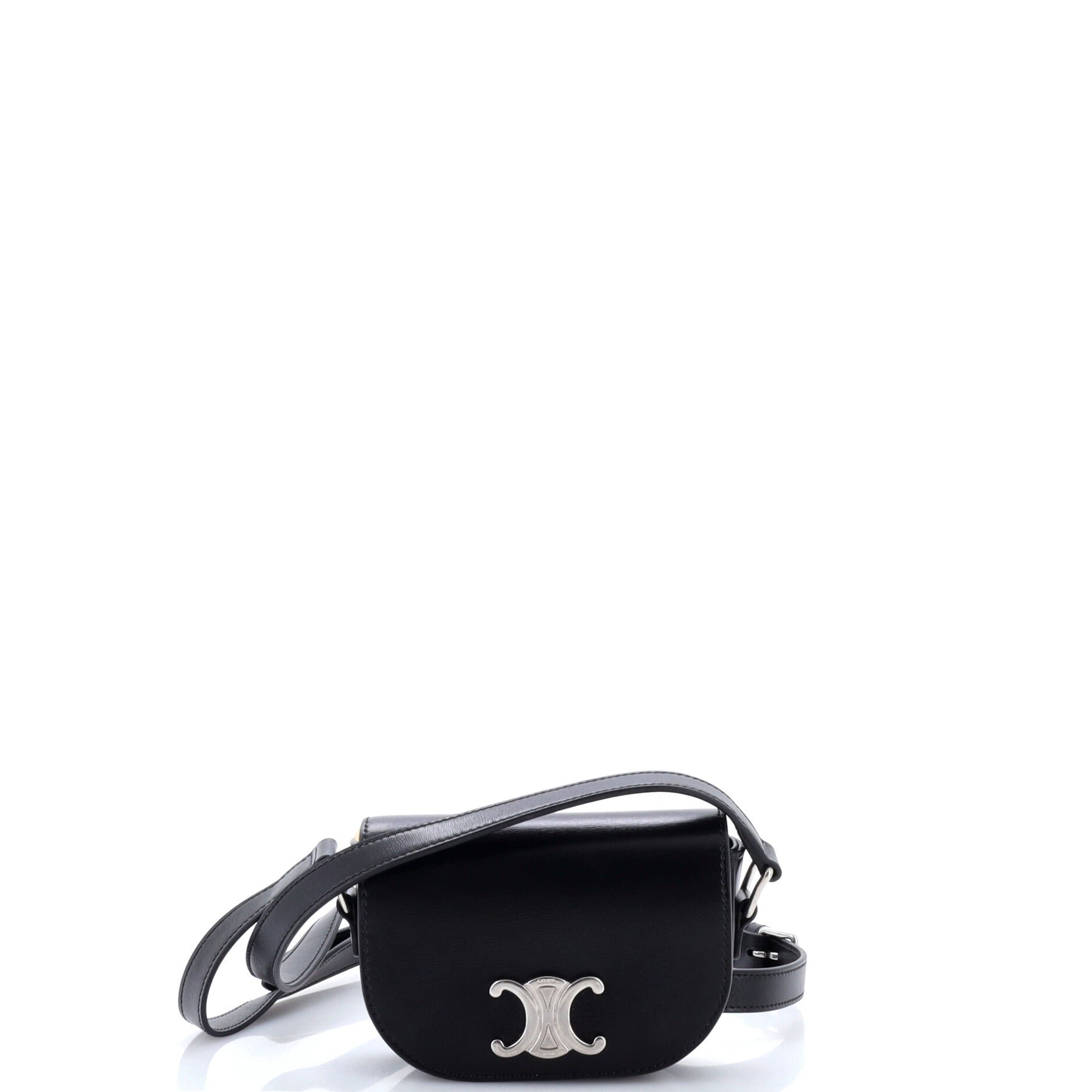Besace Triomphe Shoulder Bag Leather Small