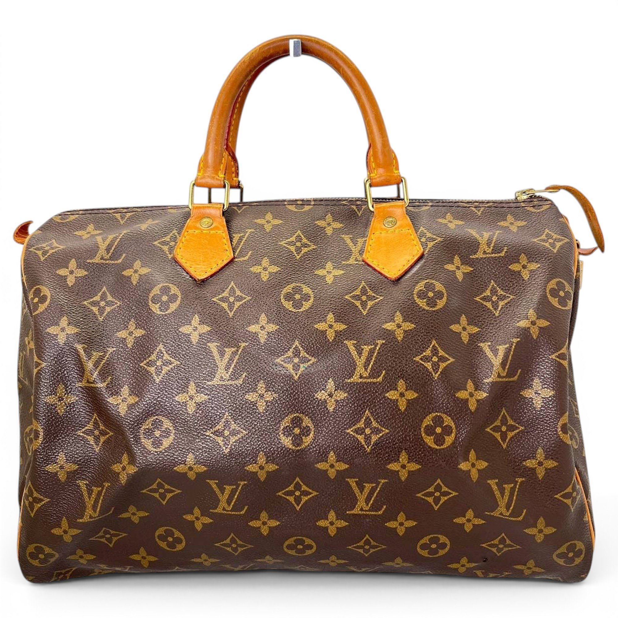 Speedy leather handbag