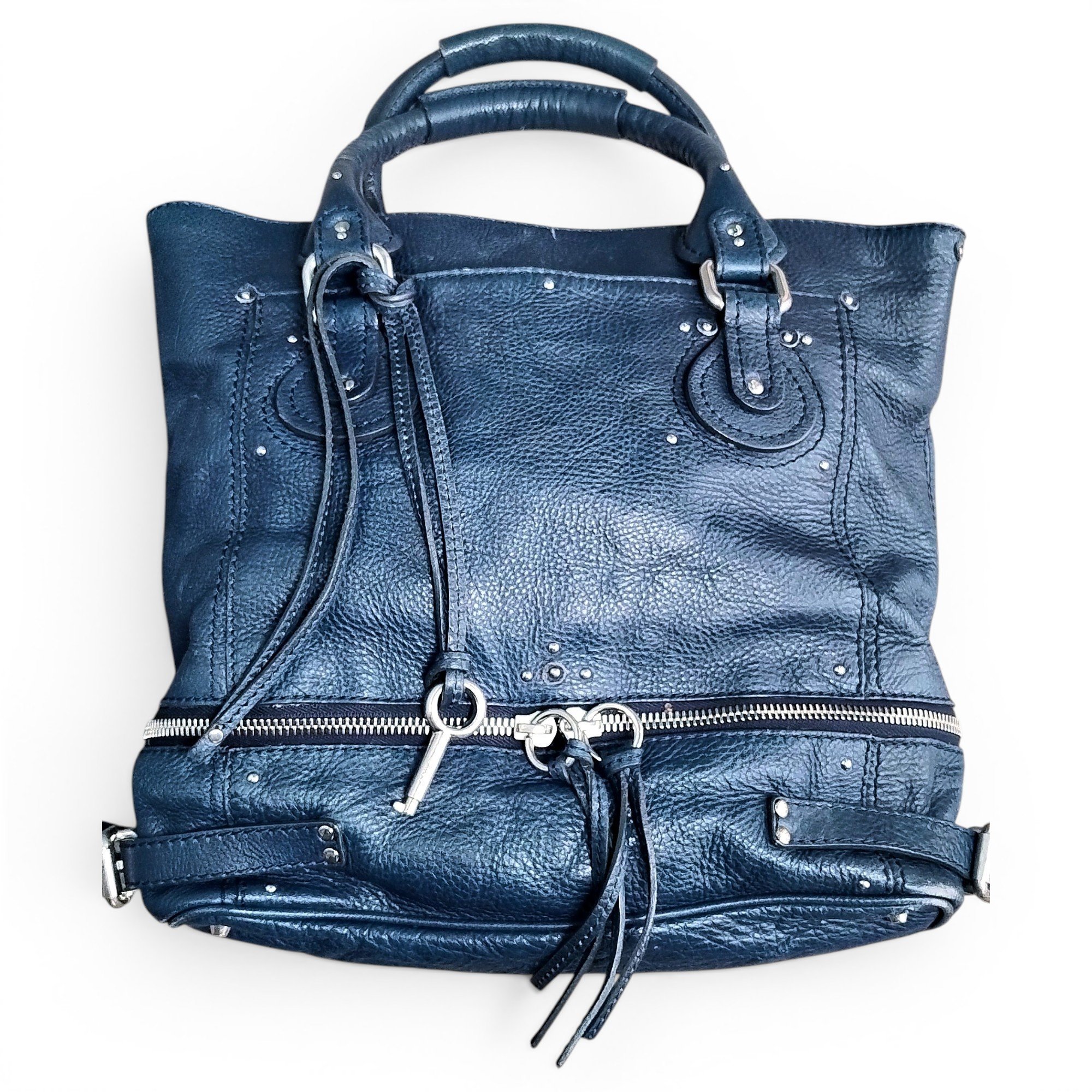 Leather handbag