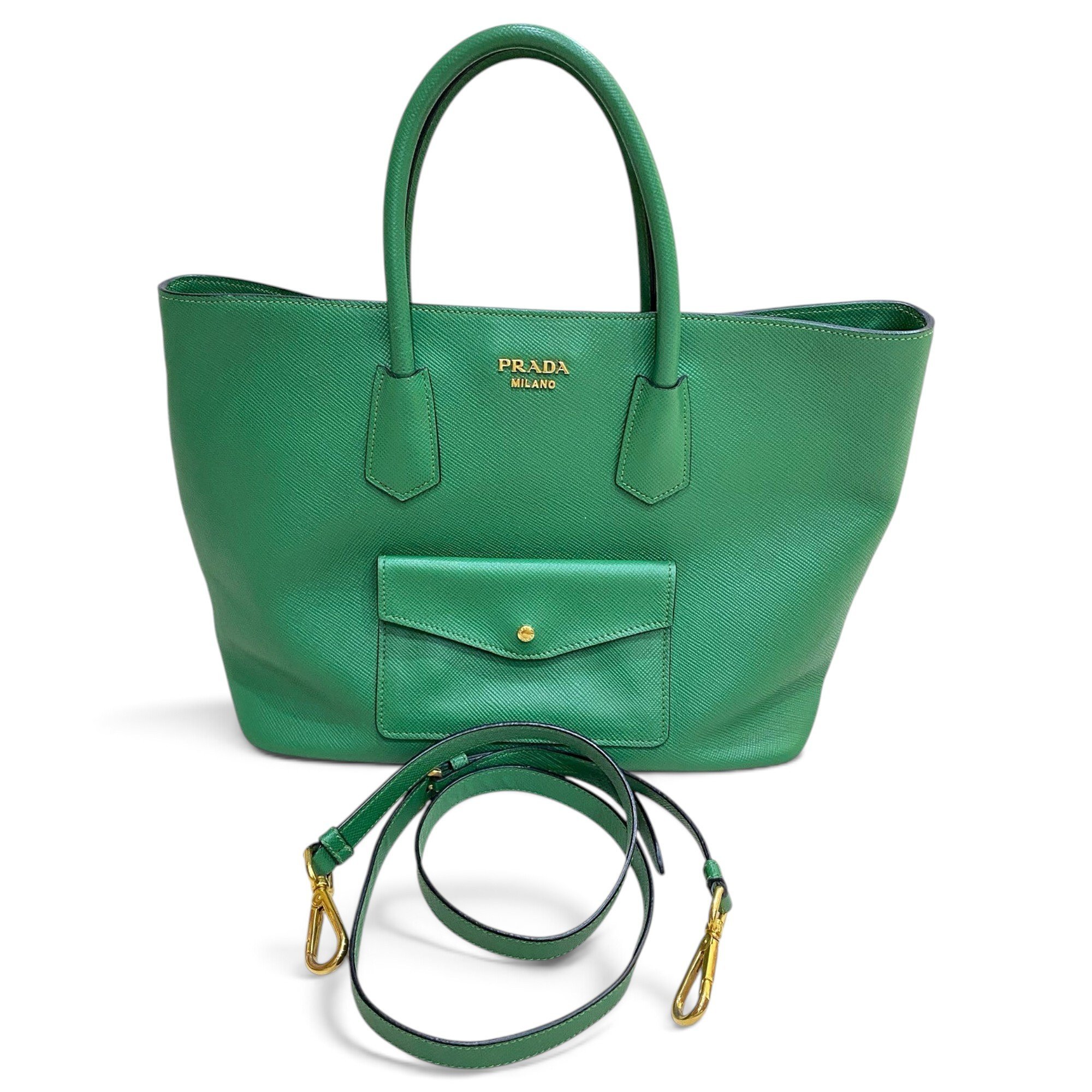 Leather tote