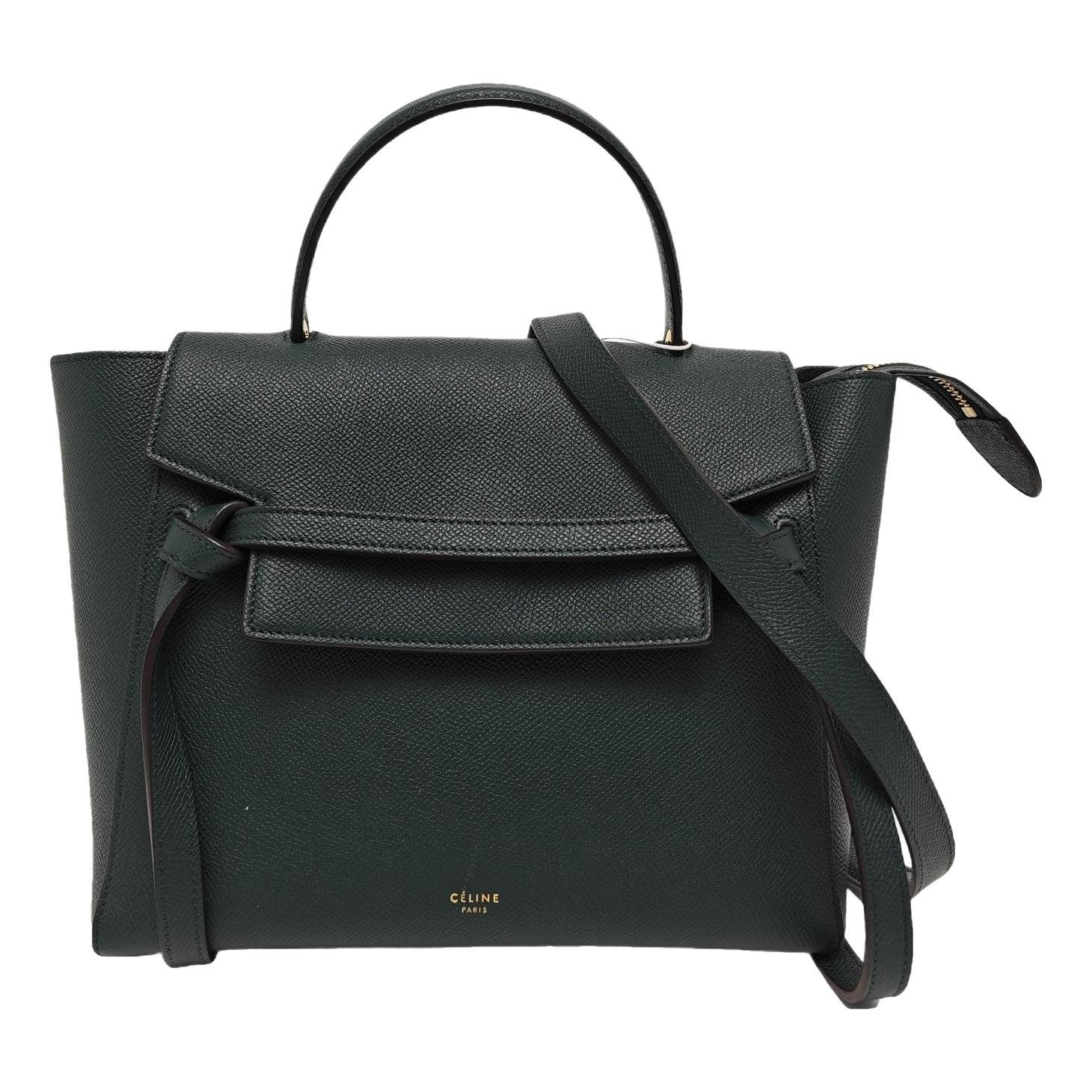 Belt leather handbag