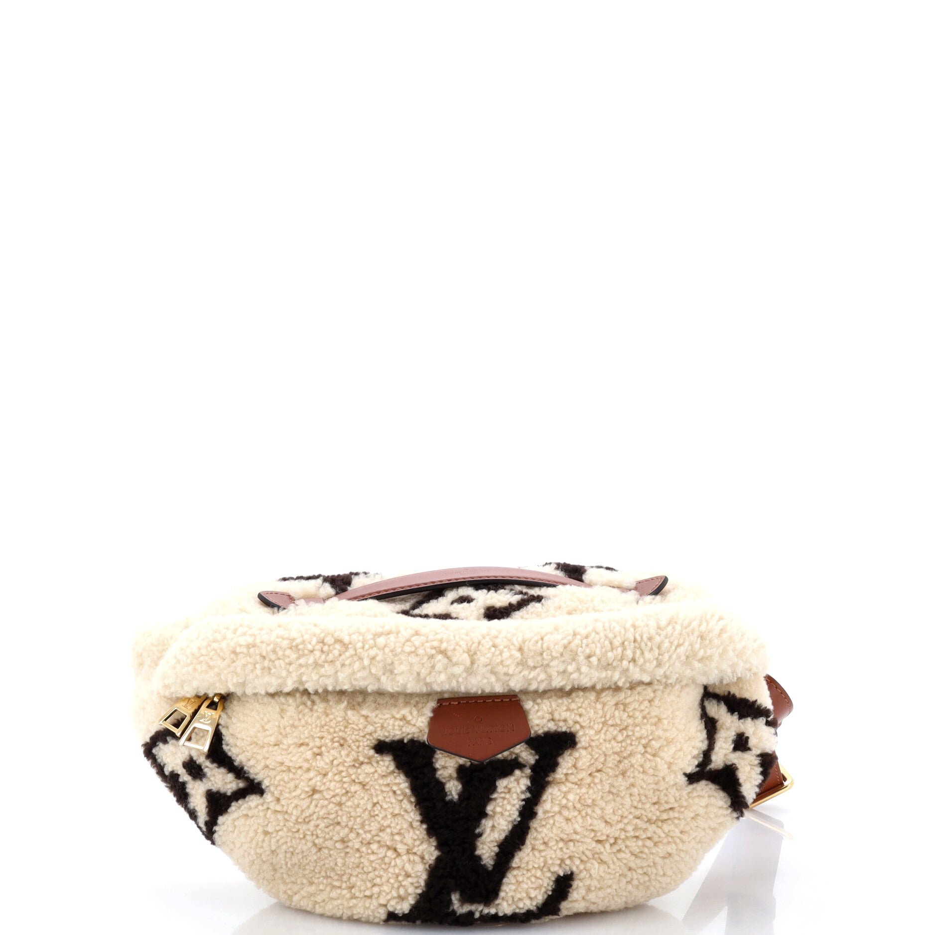 Bum Bag Monogram Giant Teddy Fleece