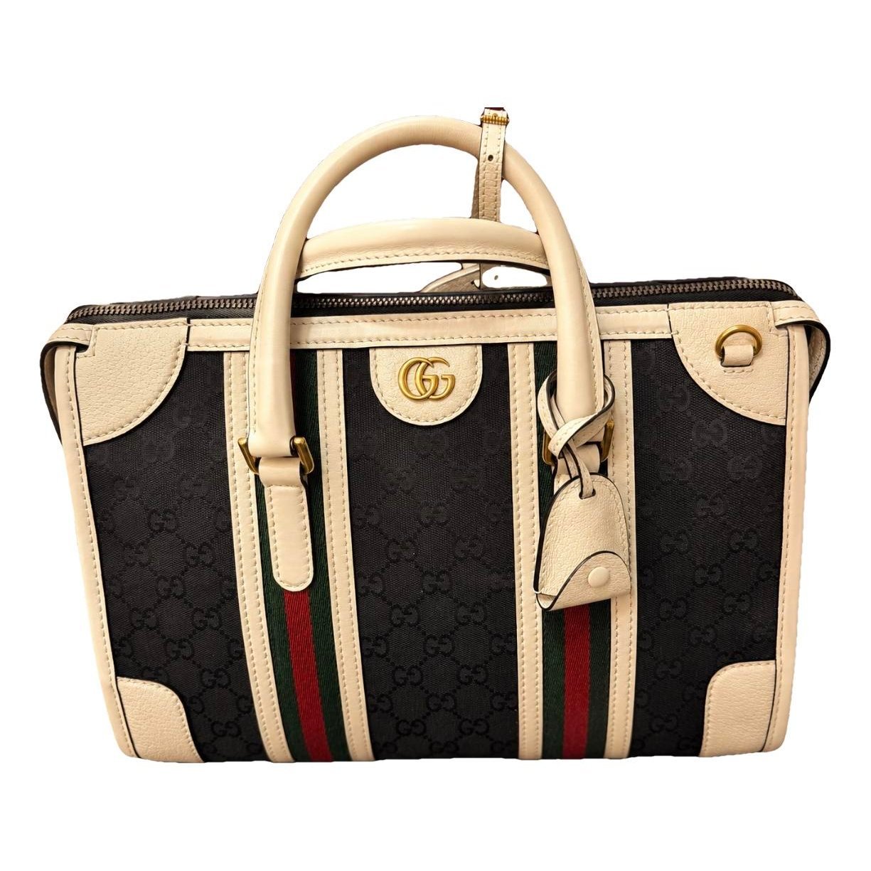 Ophidia Top Handle cloth handbag