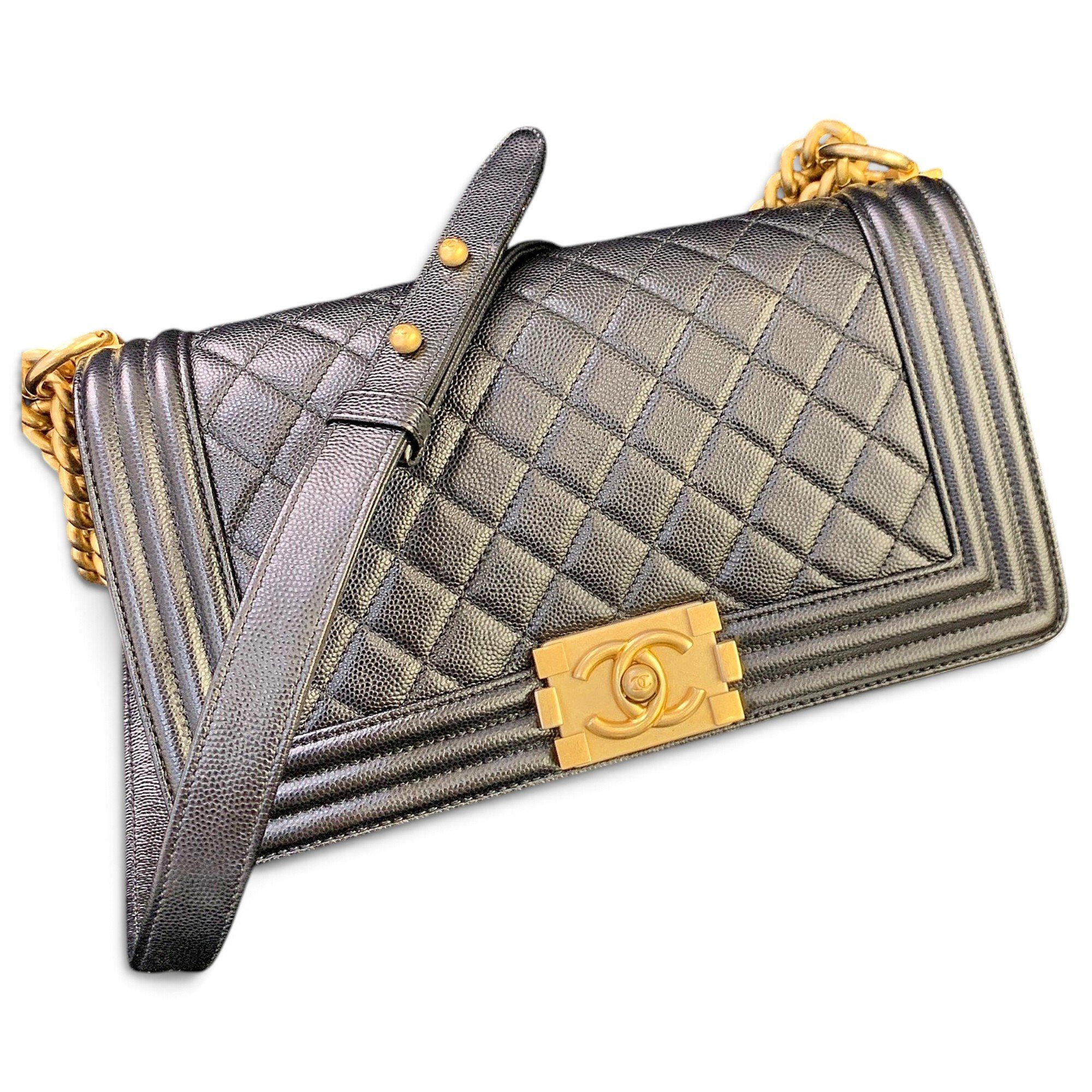 Boy leather crossbody bag