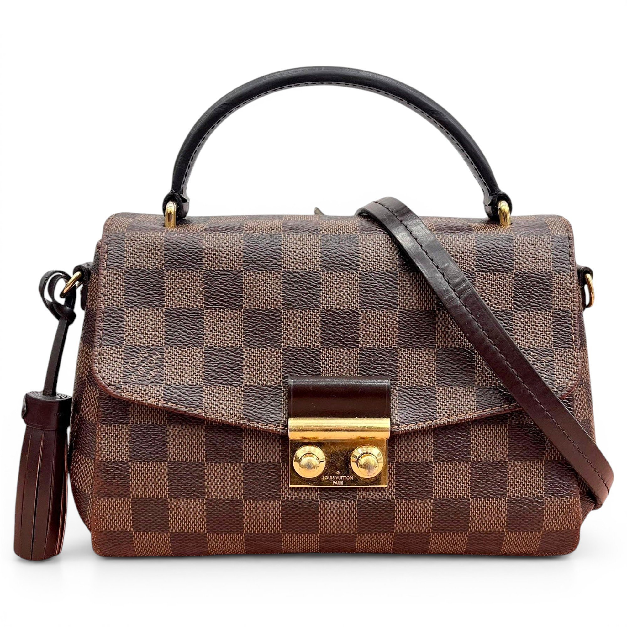 Croisette leather handbag
