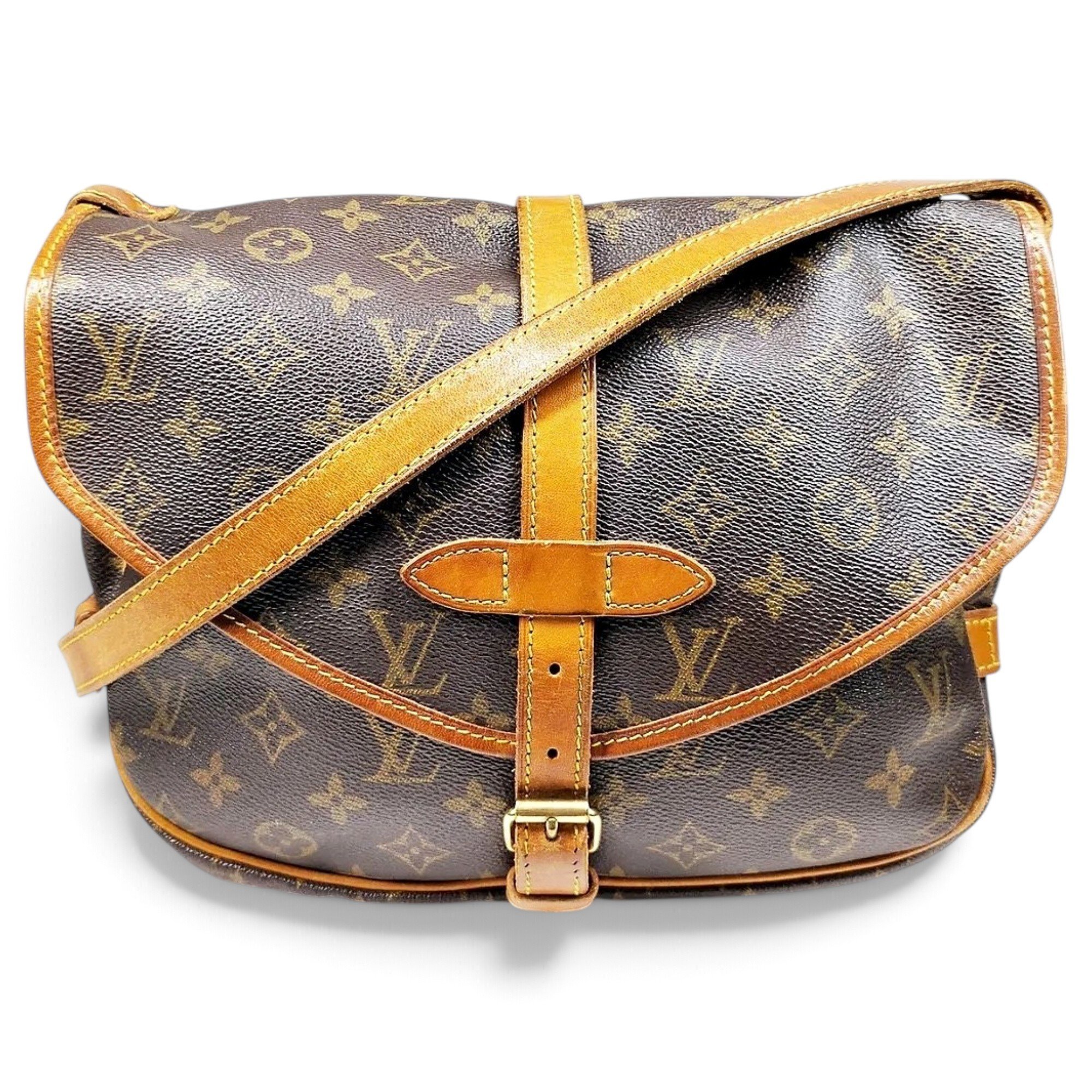 Saumur leather crossbody bag