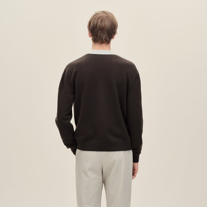 Café "Detail Colore" Buttoned Cardigan