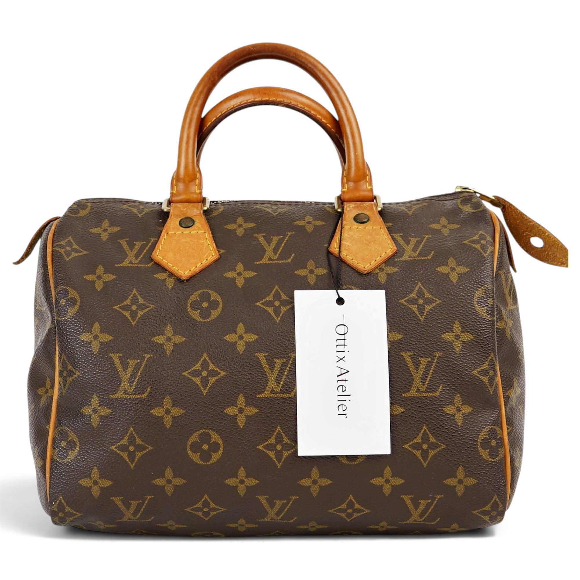 Speedy leather handbag
