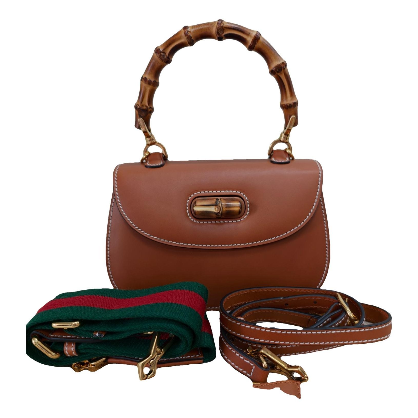 Bambou Diva leather handbag