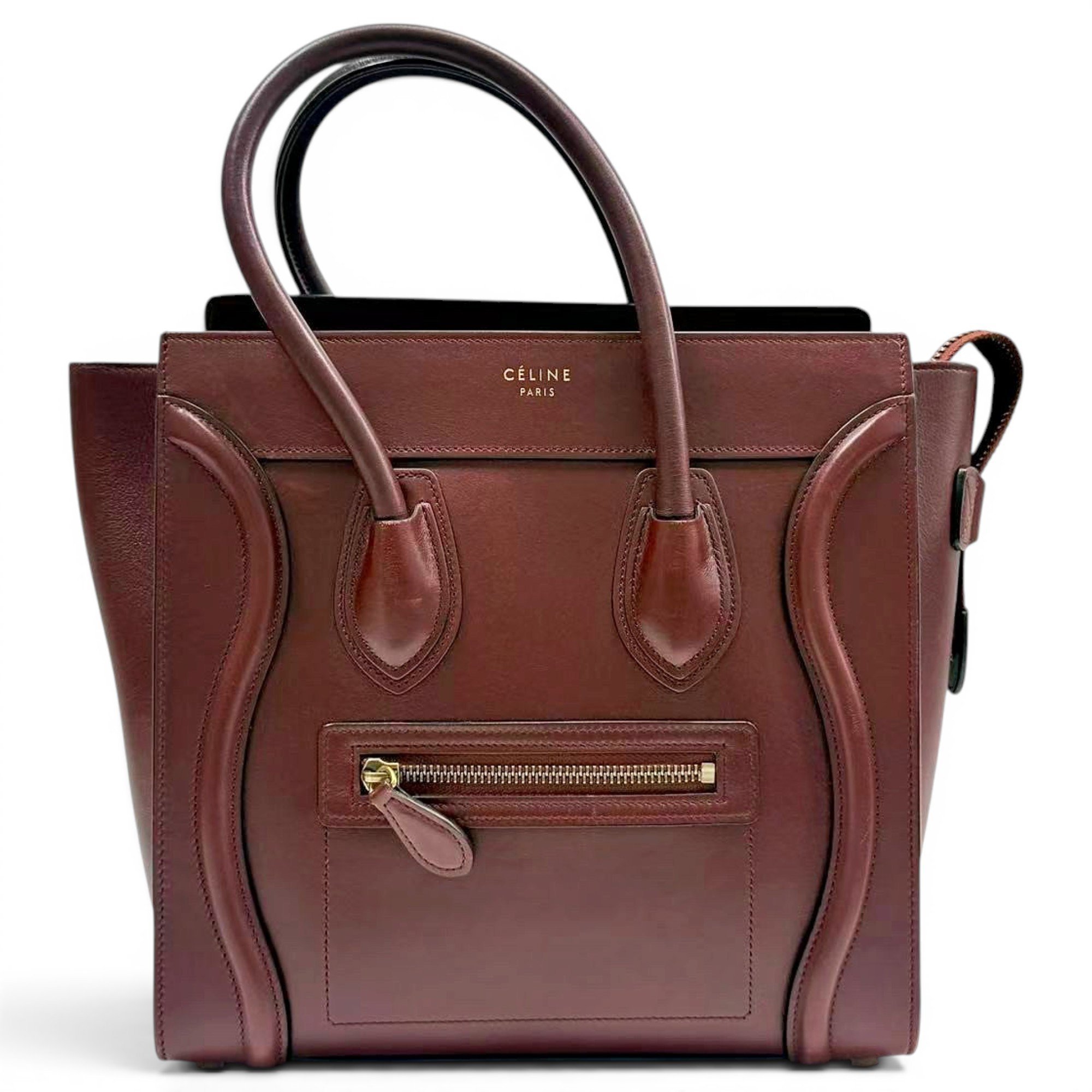 Luggage leather handbag