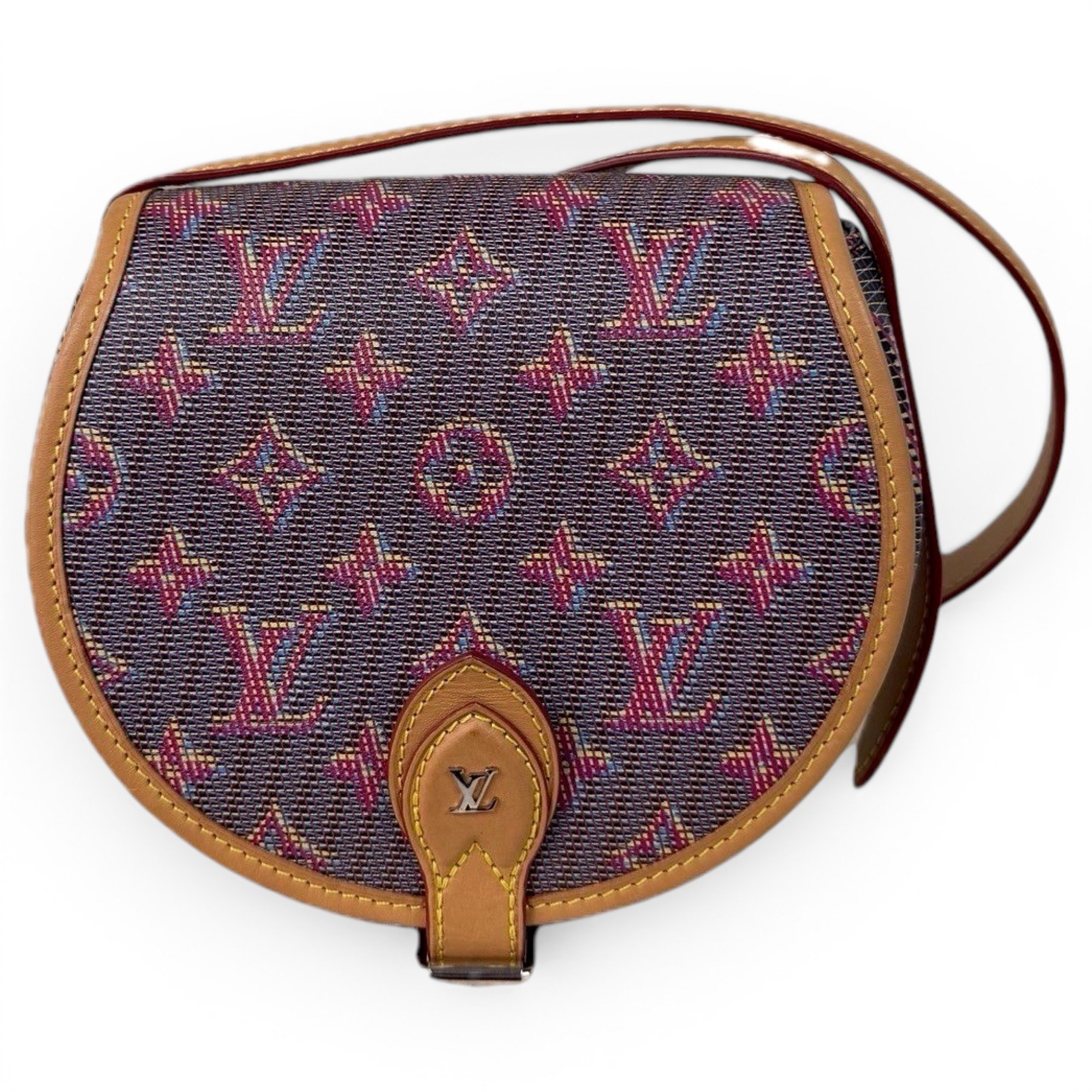 Tambourin leather handbag