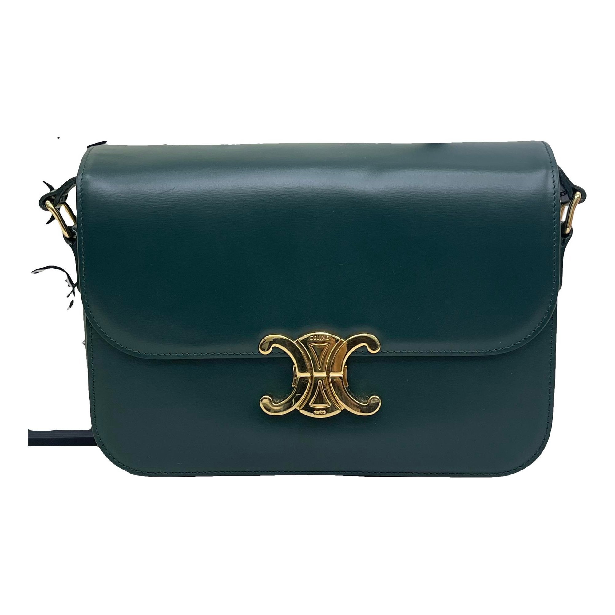 Triomphe leather handbag