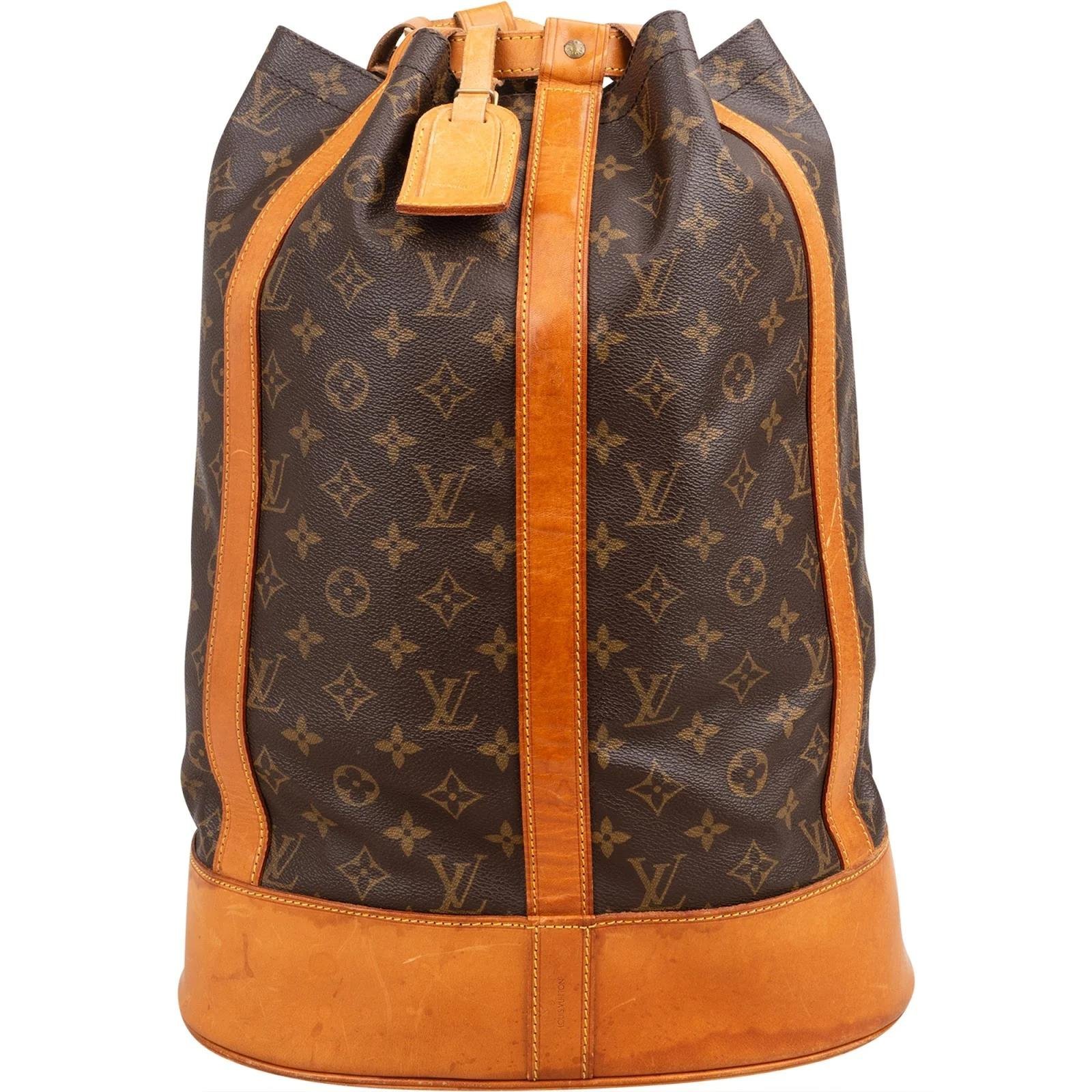 Randonnée leather backpack