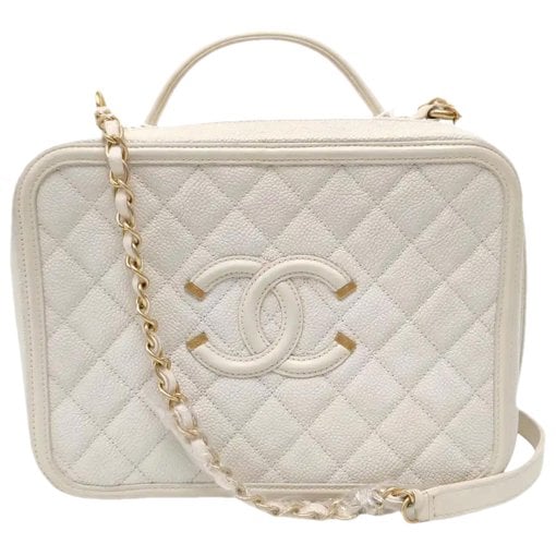 CC Filigree leather handbag