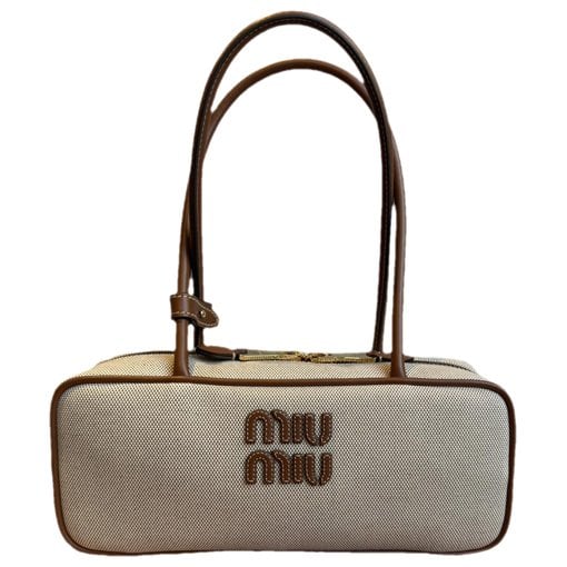 Arcadie linen handbag