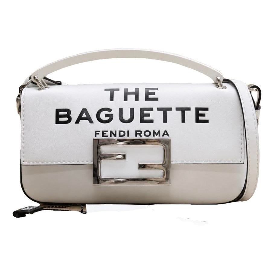 Baguette leather handbag