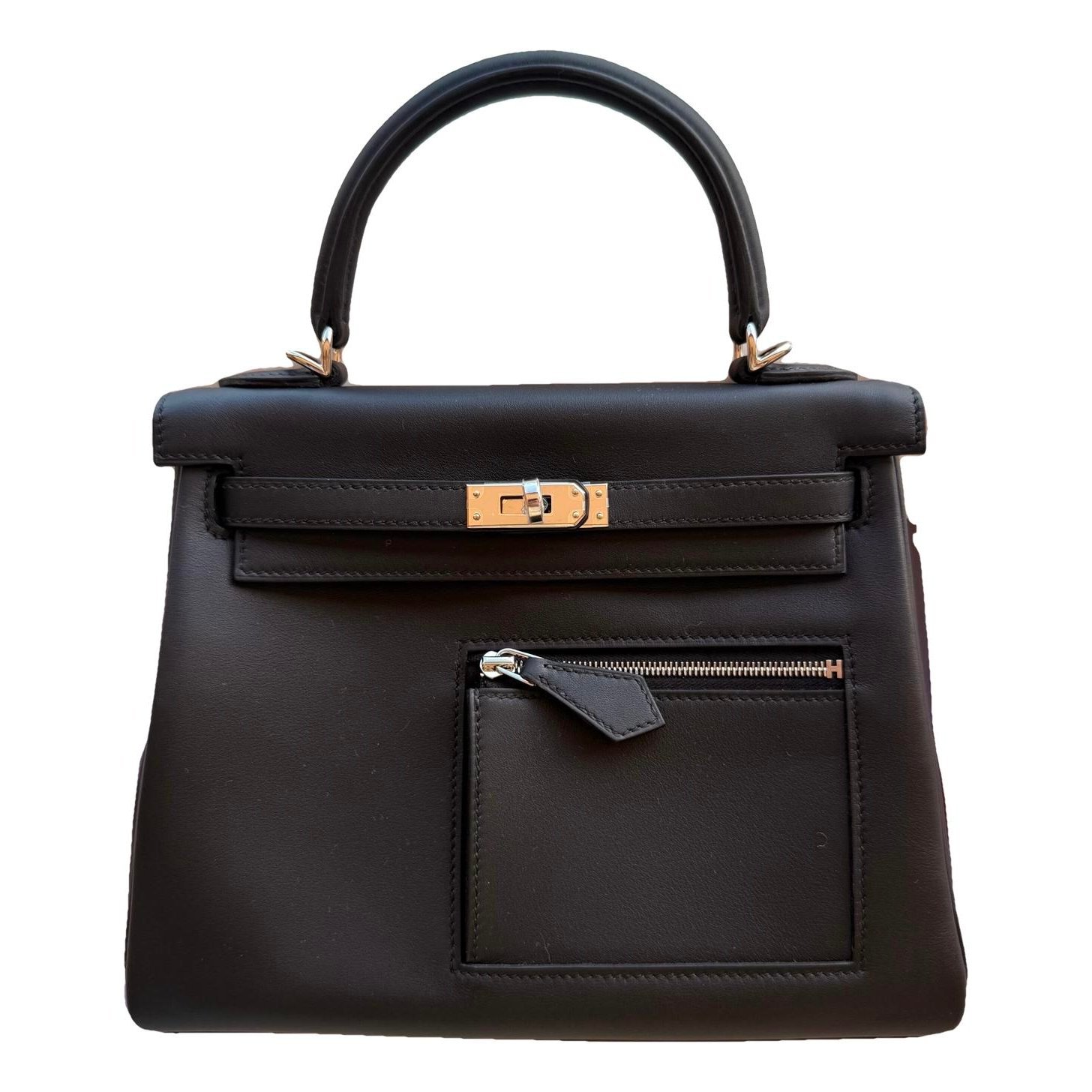 Kelly 25 leather handbag
