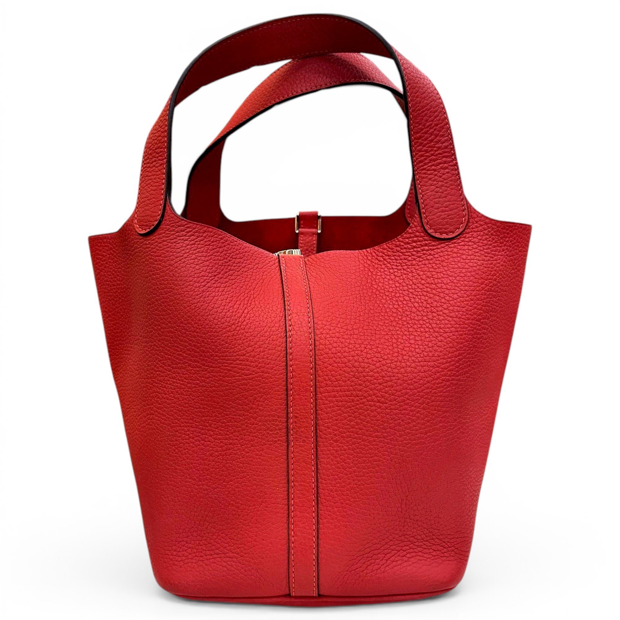 Picotin leather handbag
