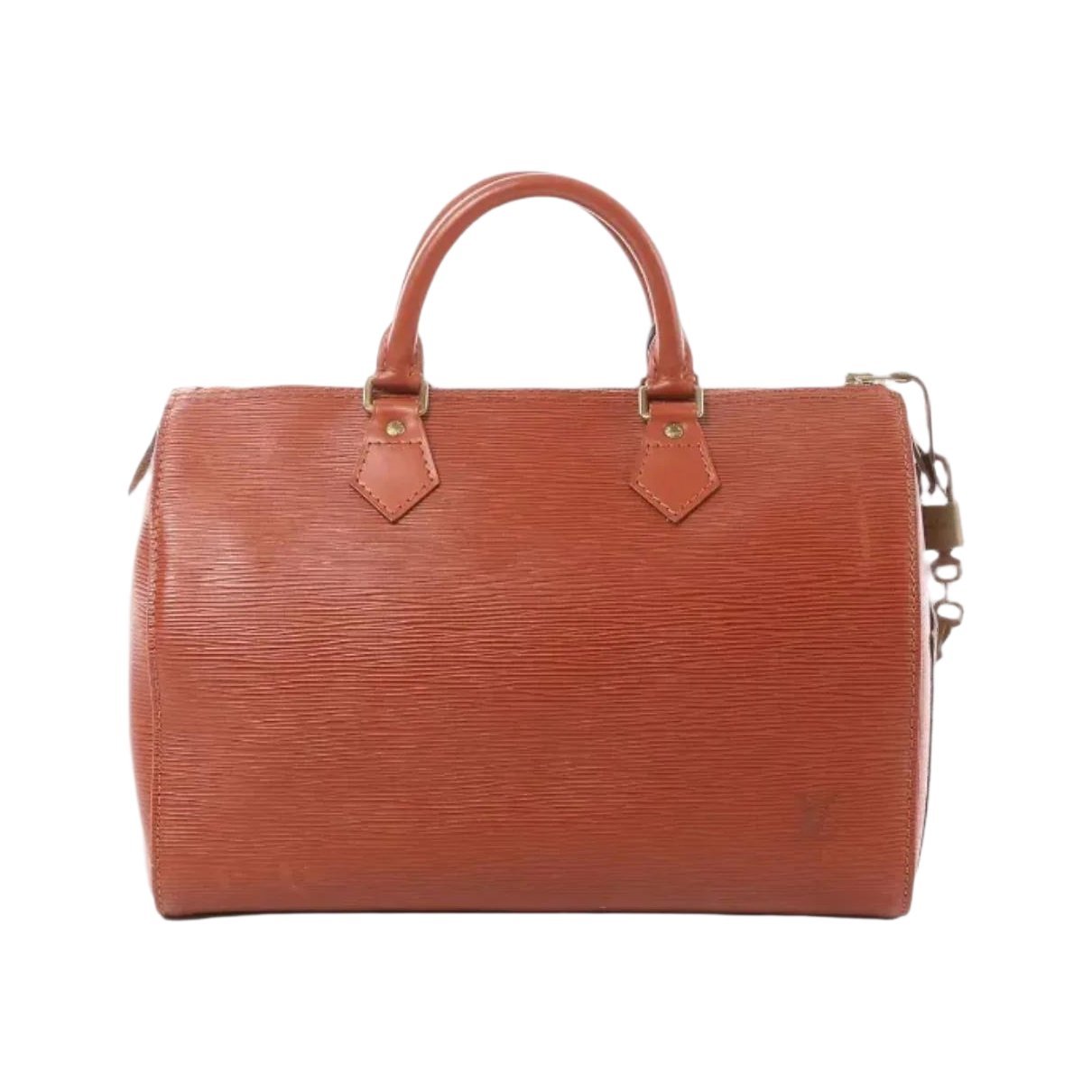 Speedy leather handbag