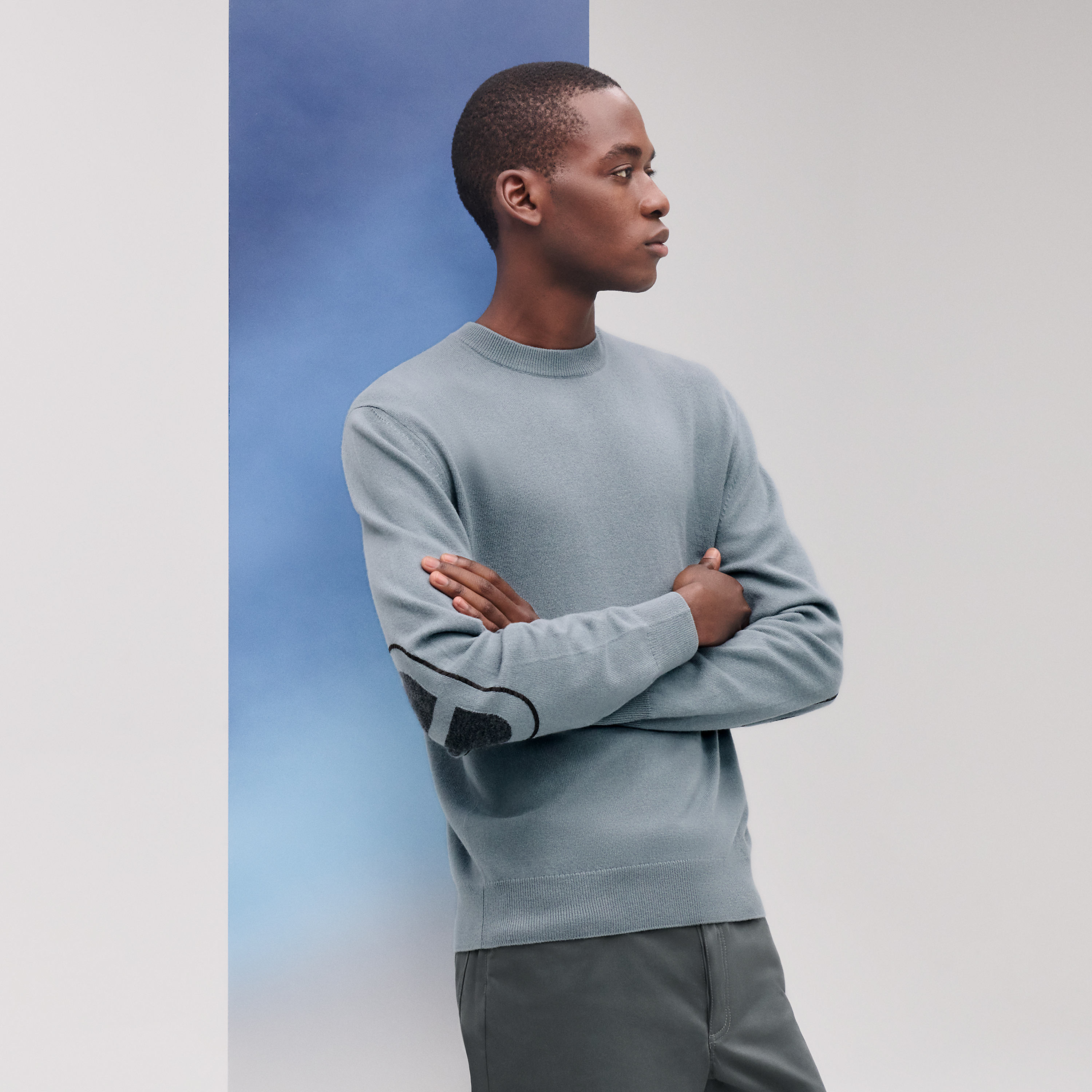 Cashmere "Maillon Chaine d'Ancre" crewneck sweater