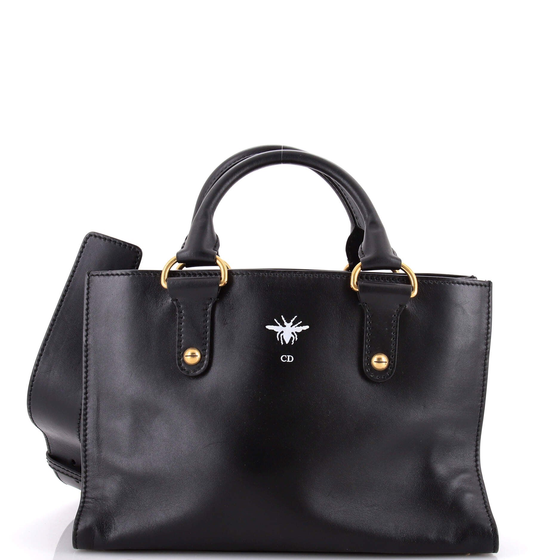 D-Bee Top Handle Bag Leather