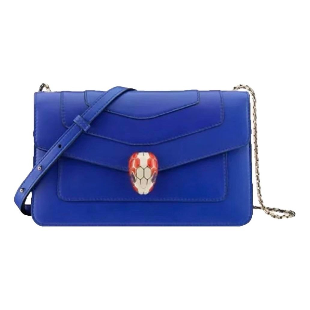 Serpenti leather handbag