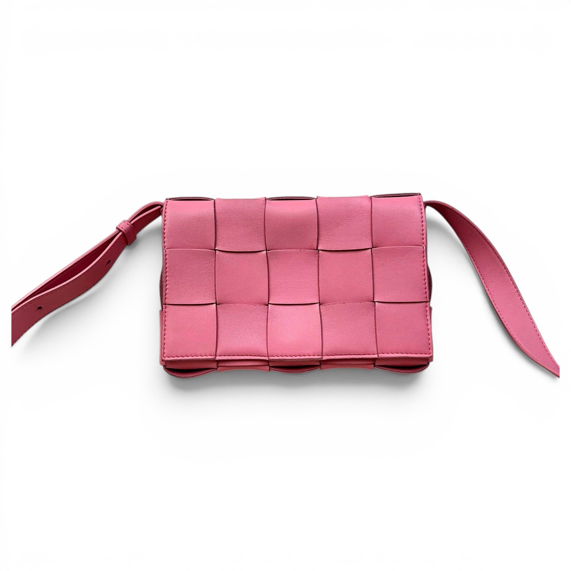 Cassette leather handbag