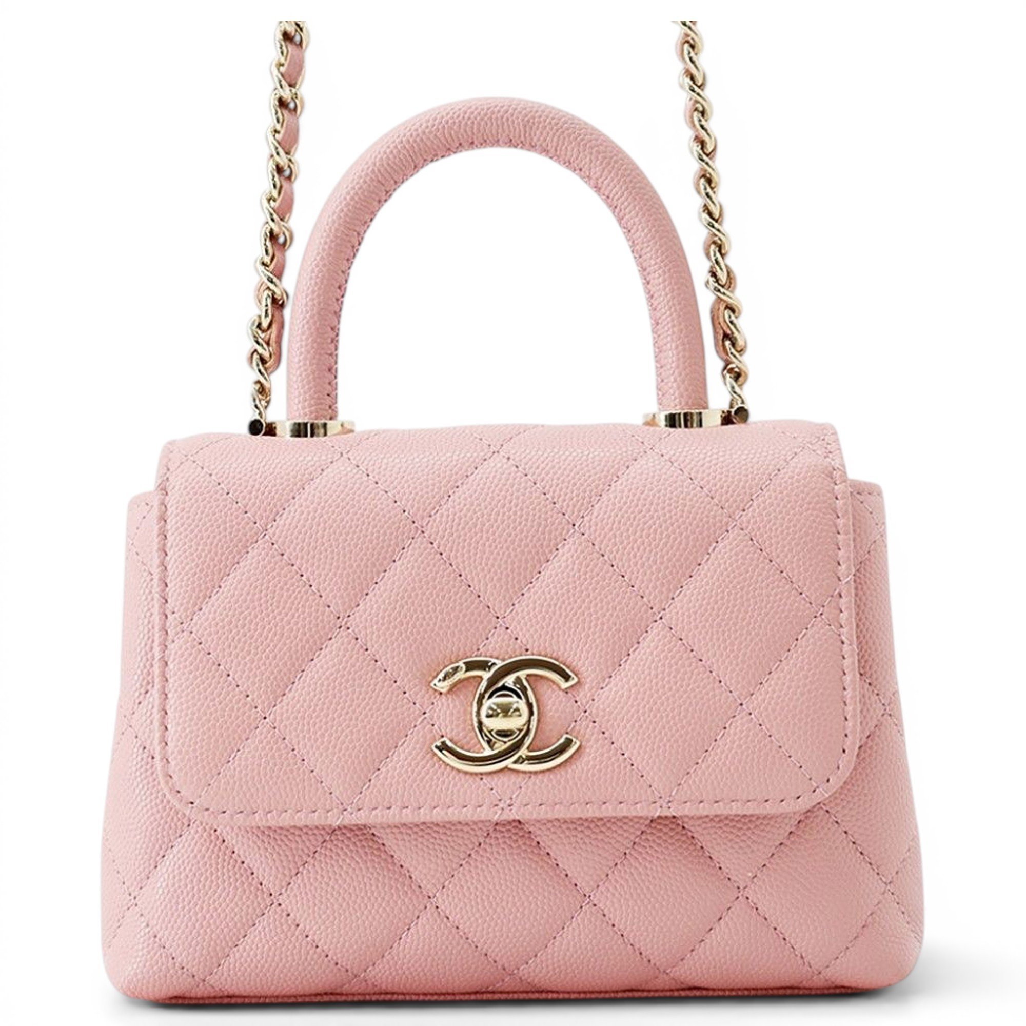 Coco Handle leather handbag