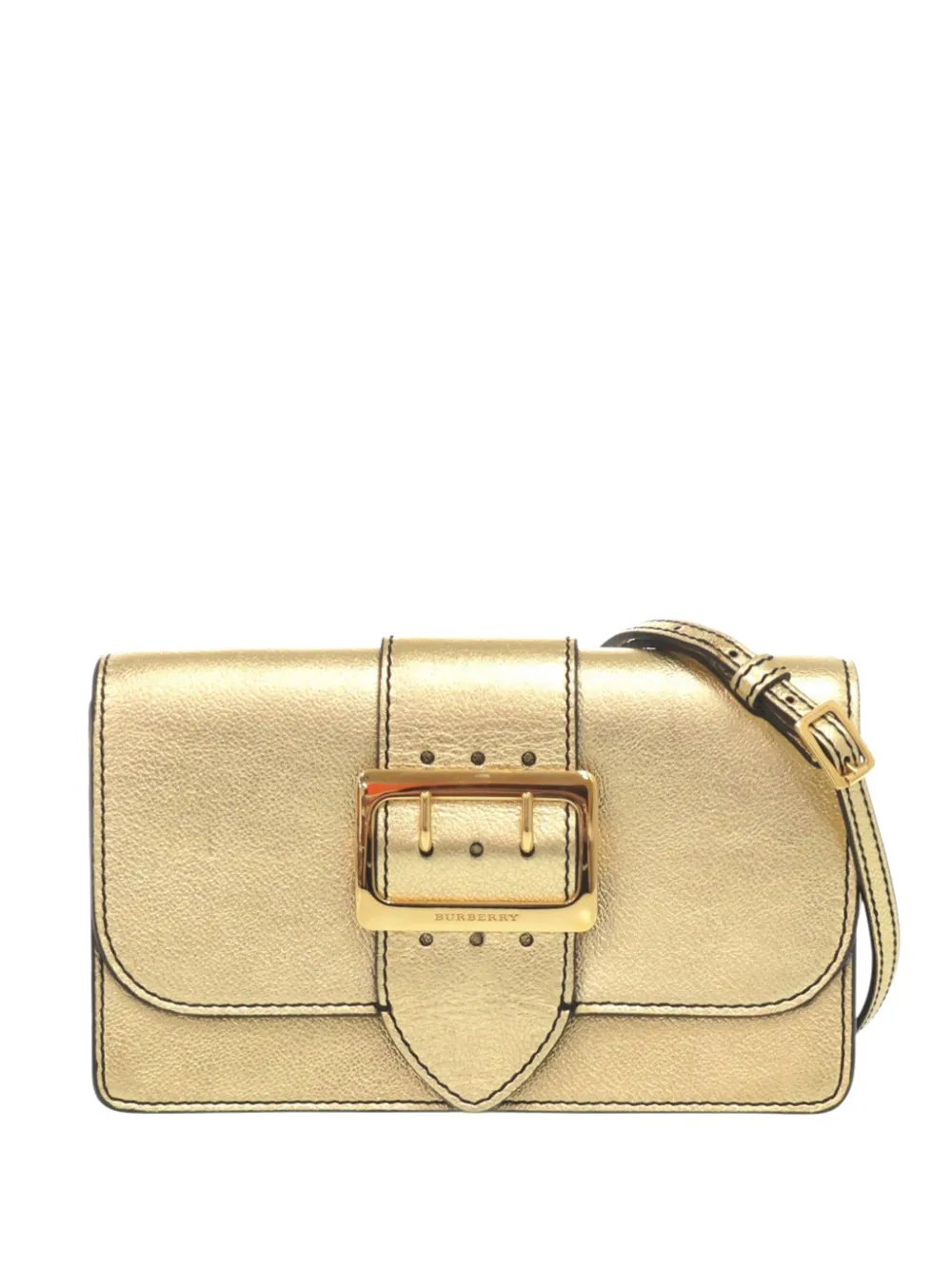 2000-2017 Metallic Calfskin Buckle crossbody bag